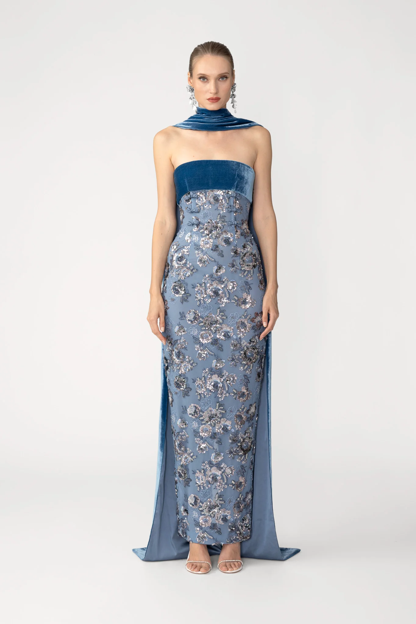 Adrian Embroidered Gown - Image 4