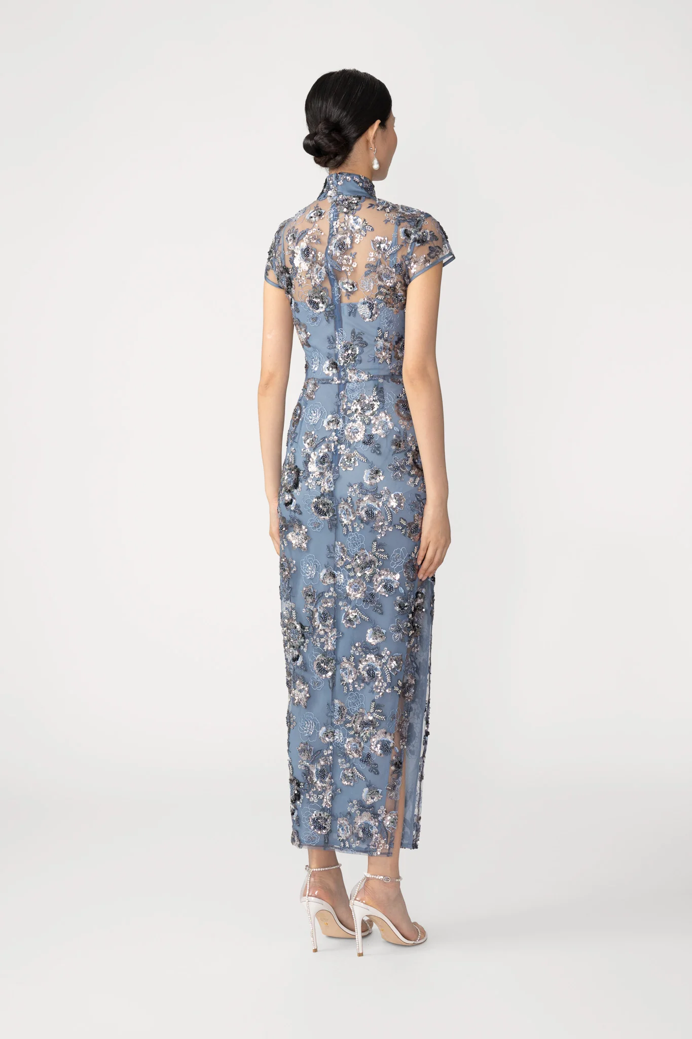 Adriana Embroidered Midi Dress - Image 4