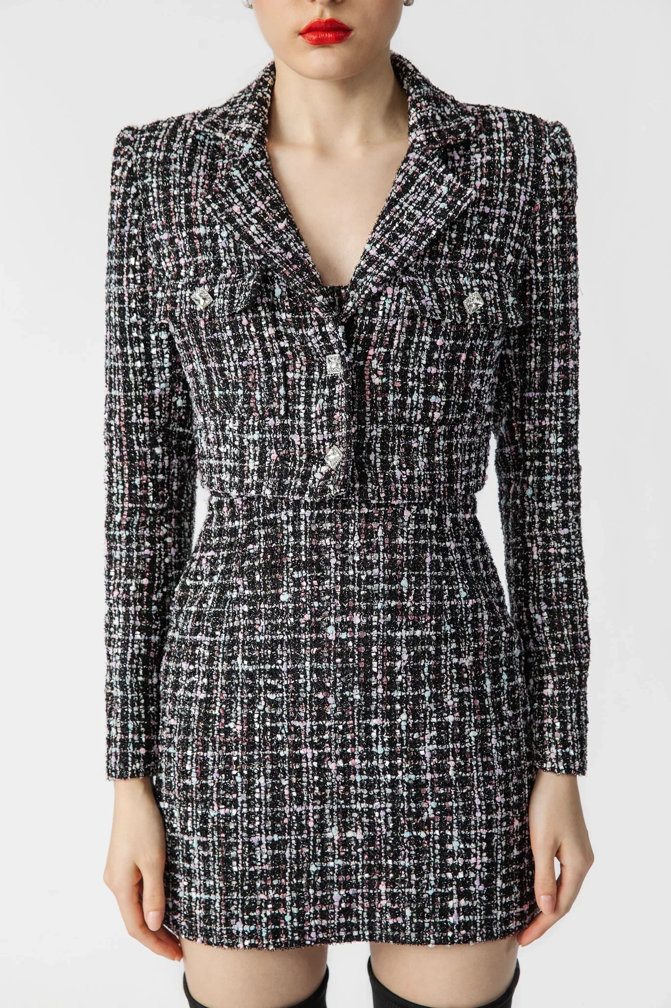 Alicia Tweed Blazer - Image 3