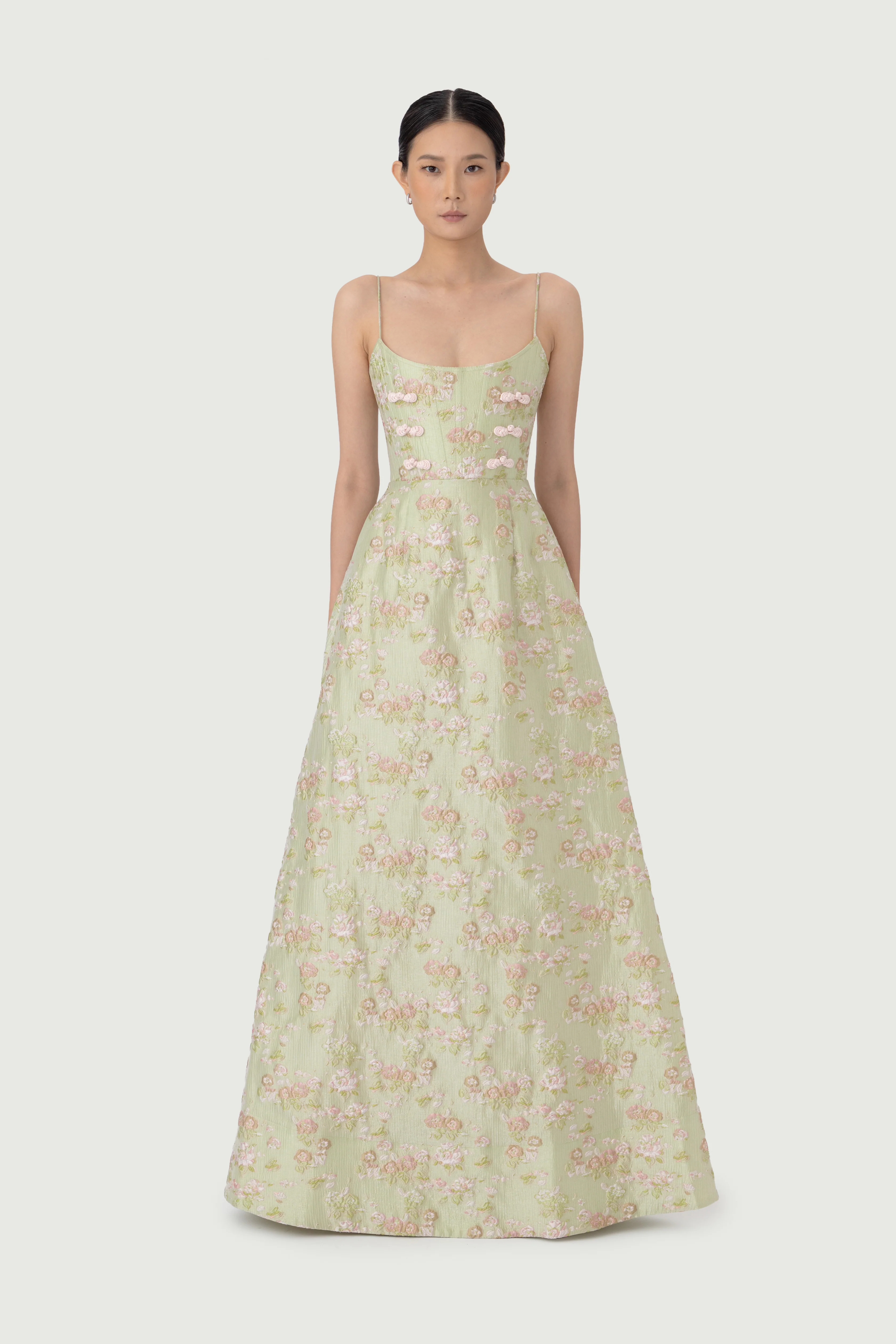Andrea Brocade Gown
