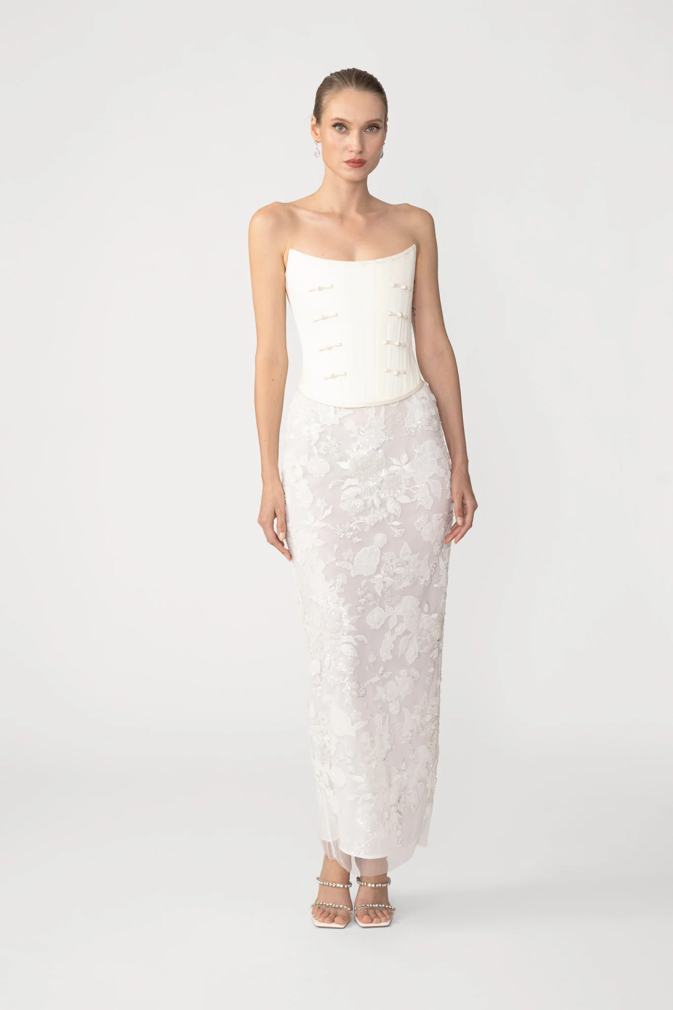 Arielle Embroidered Skirt - Image 3