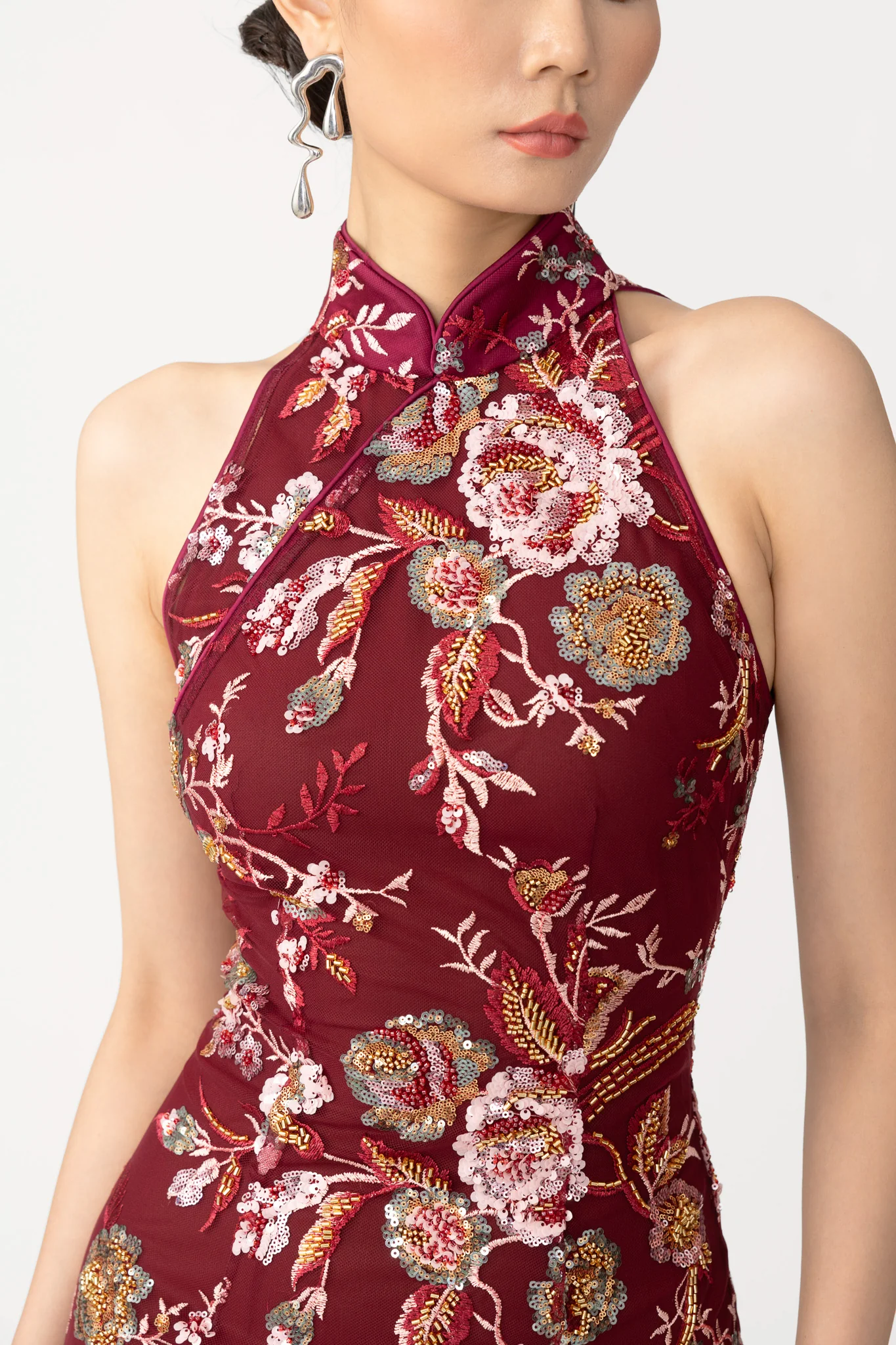 Audra Embroidered Maxi Dress - Image 2