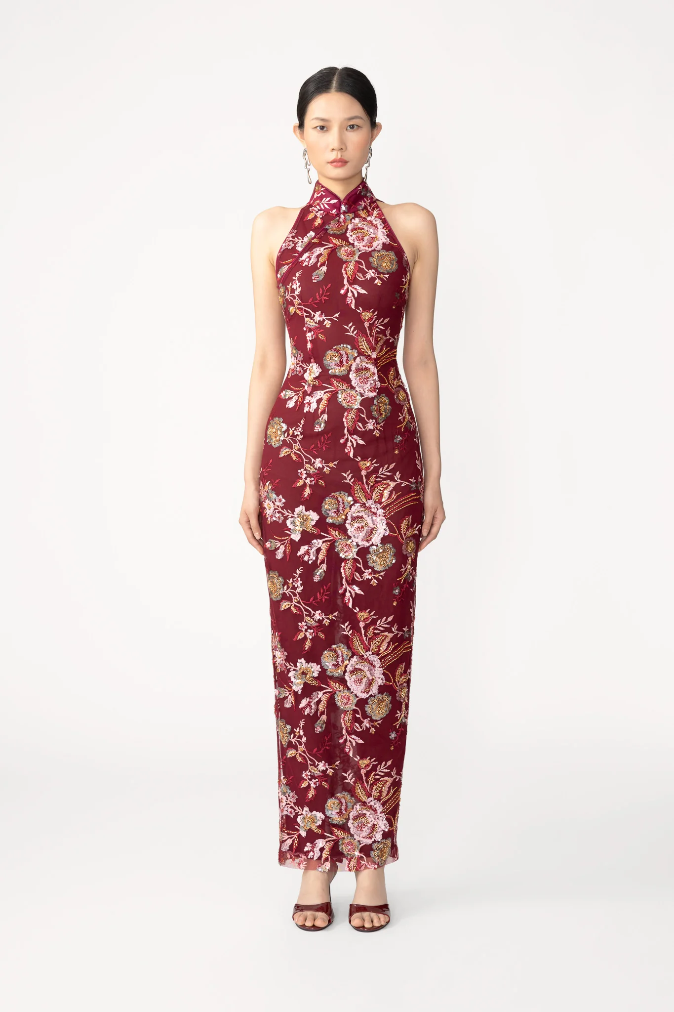 Audra Embroidered Maxi Dress - Image 3