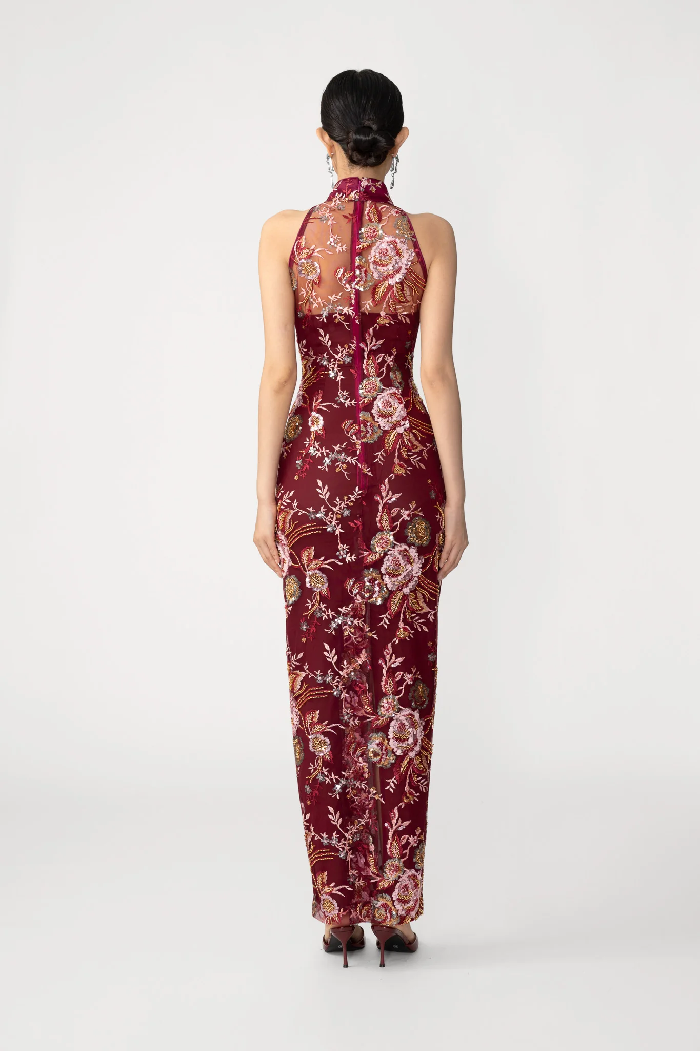 Audra Embroidered Maxi Dress - Image 4