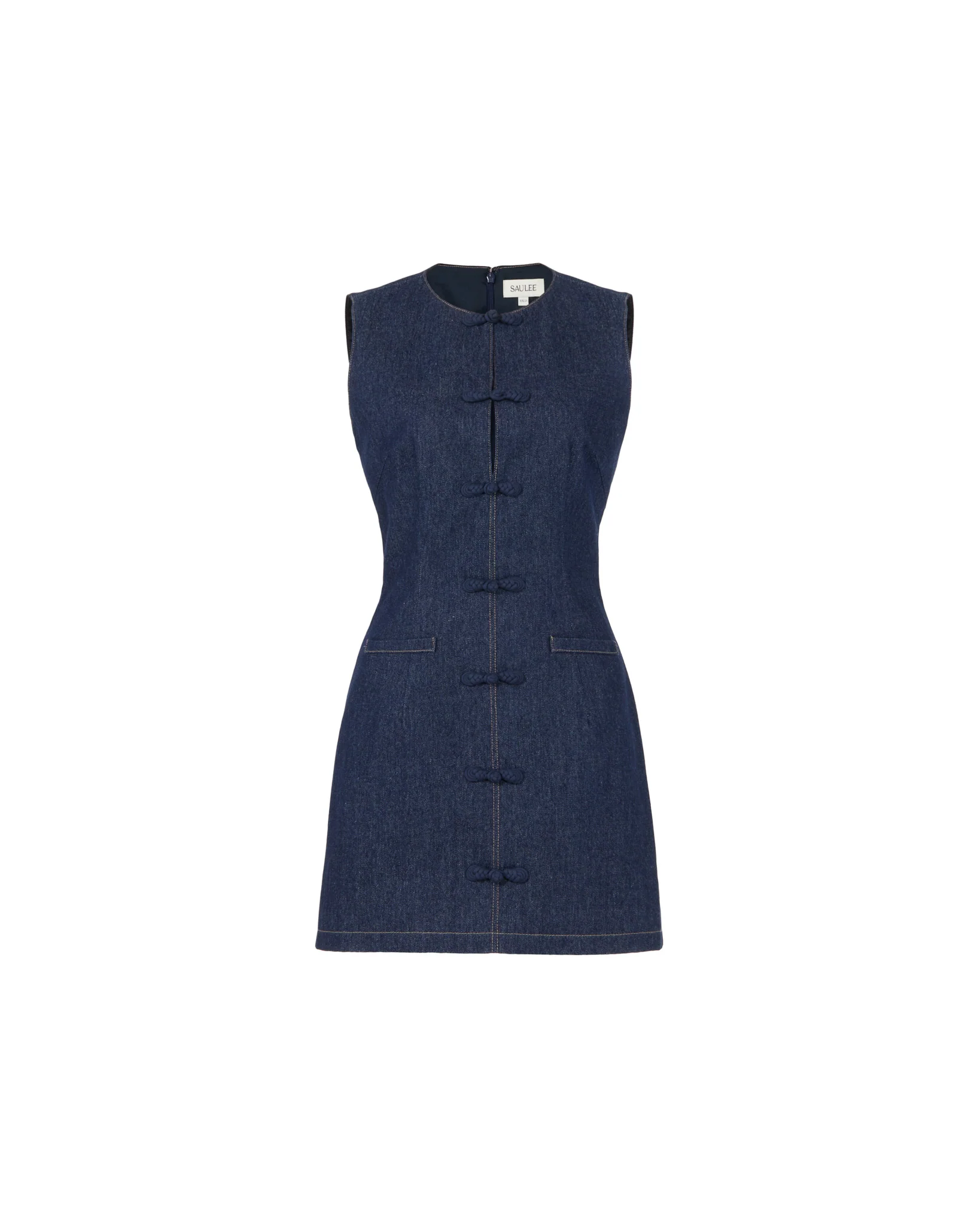 Billie Denim Mini Dress - Image 5