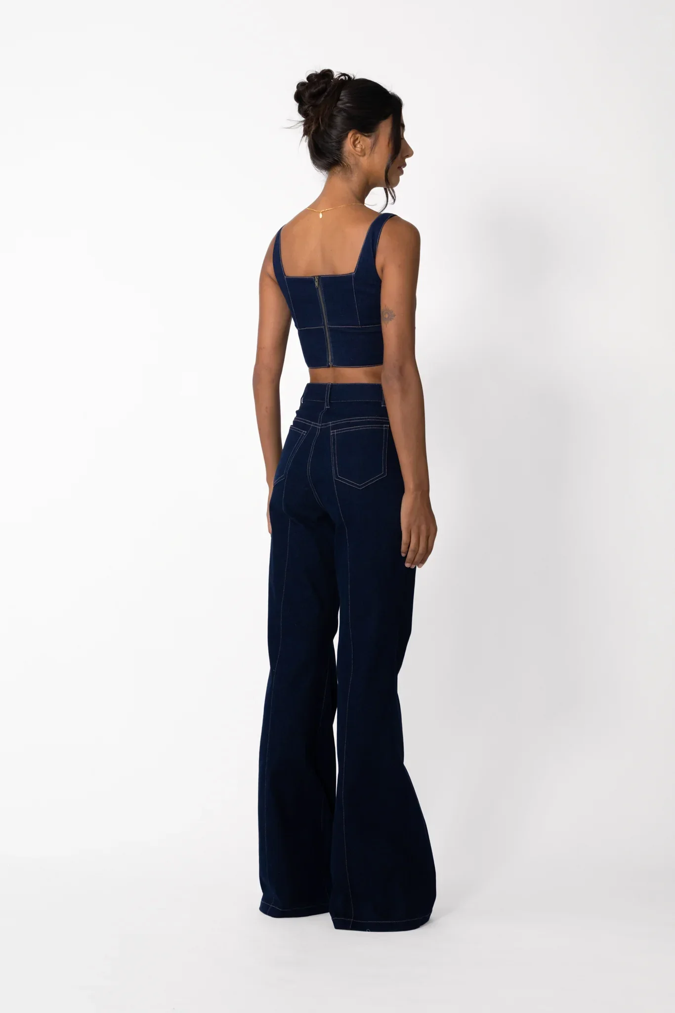 Bridgette Denim Top - Image 3