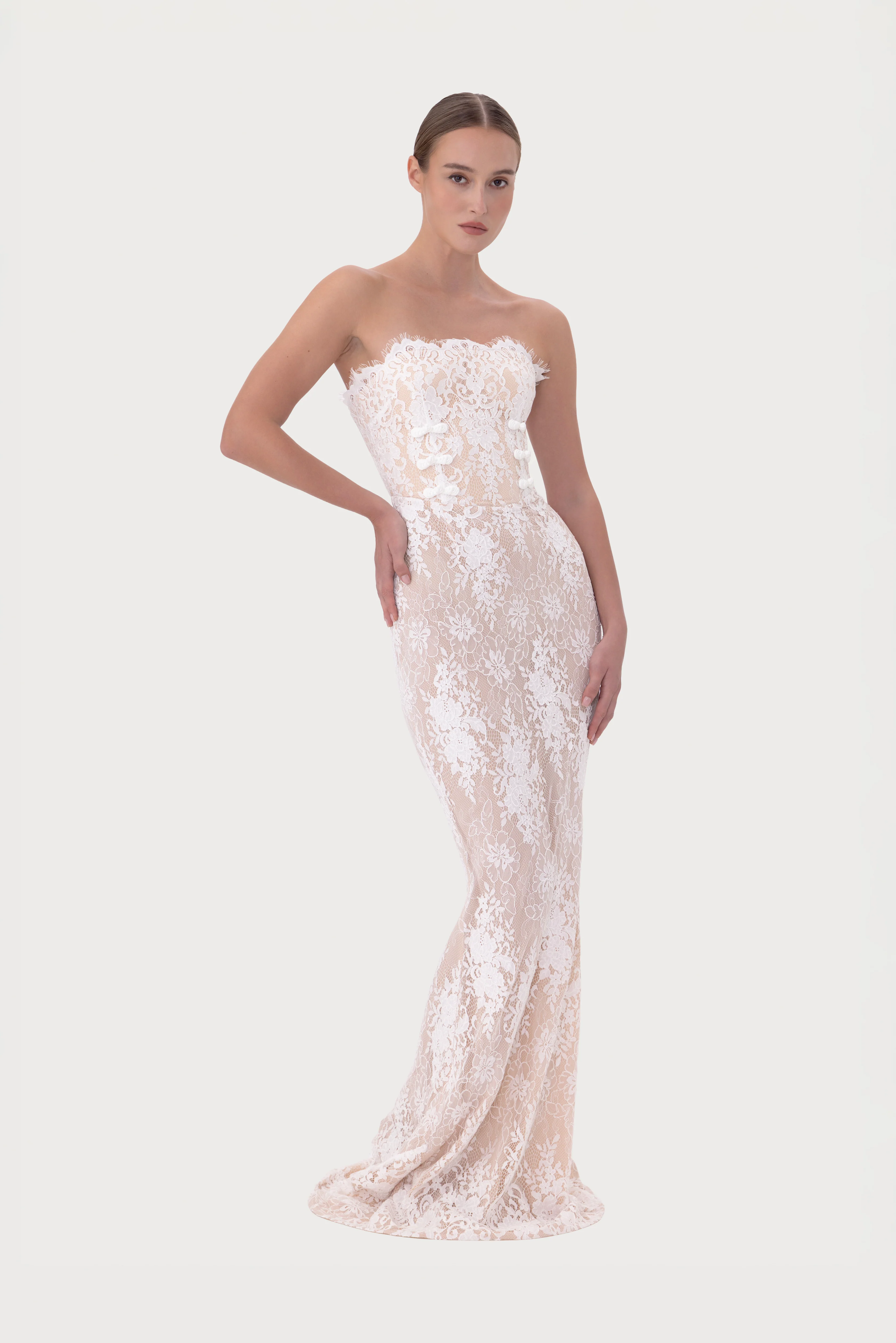 Chantal Lace Gown - Image 3