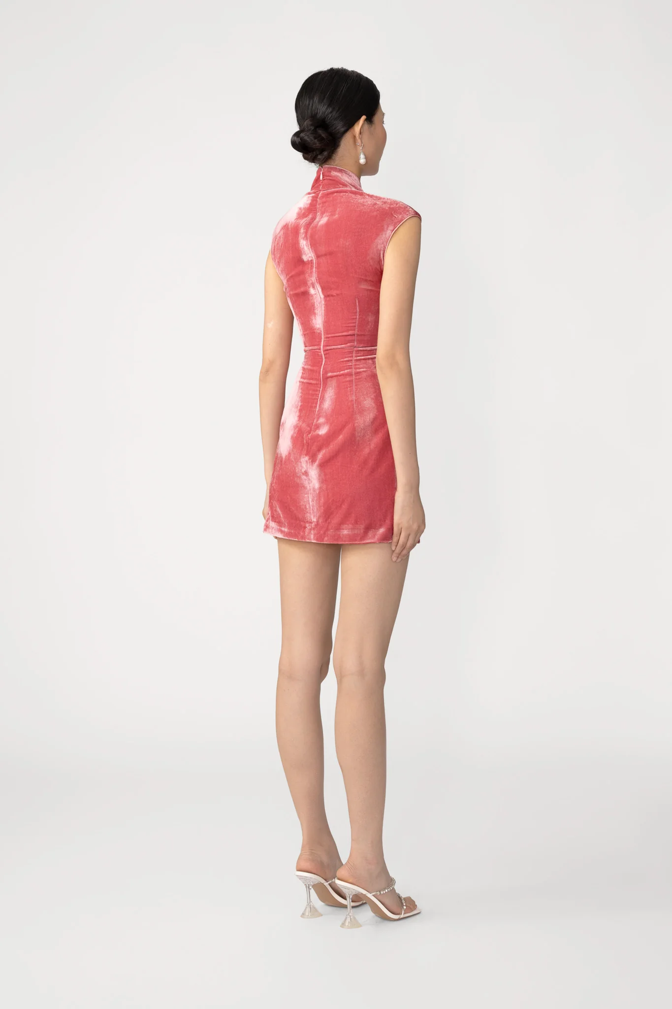 Dawn Velvet Mini Dress - Image 4