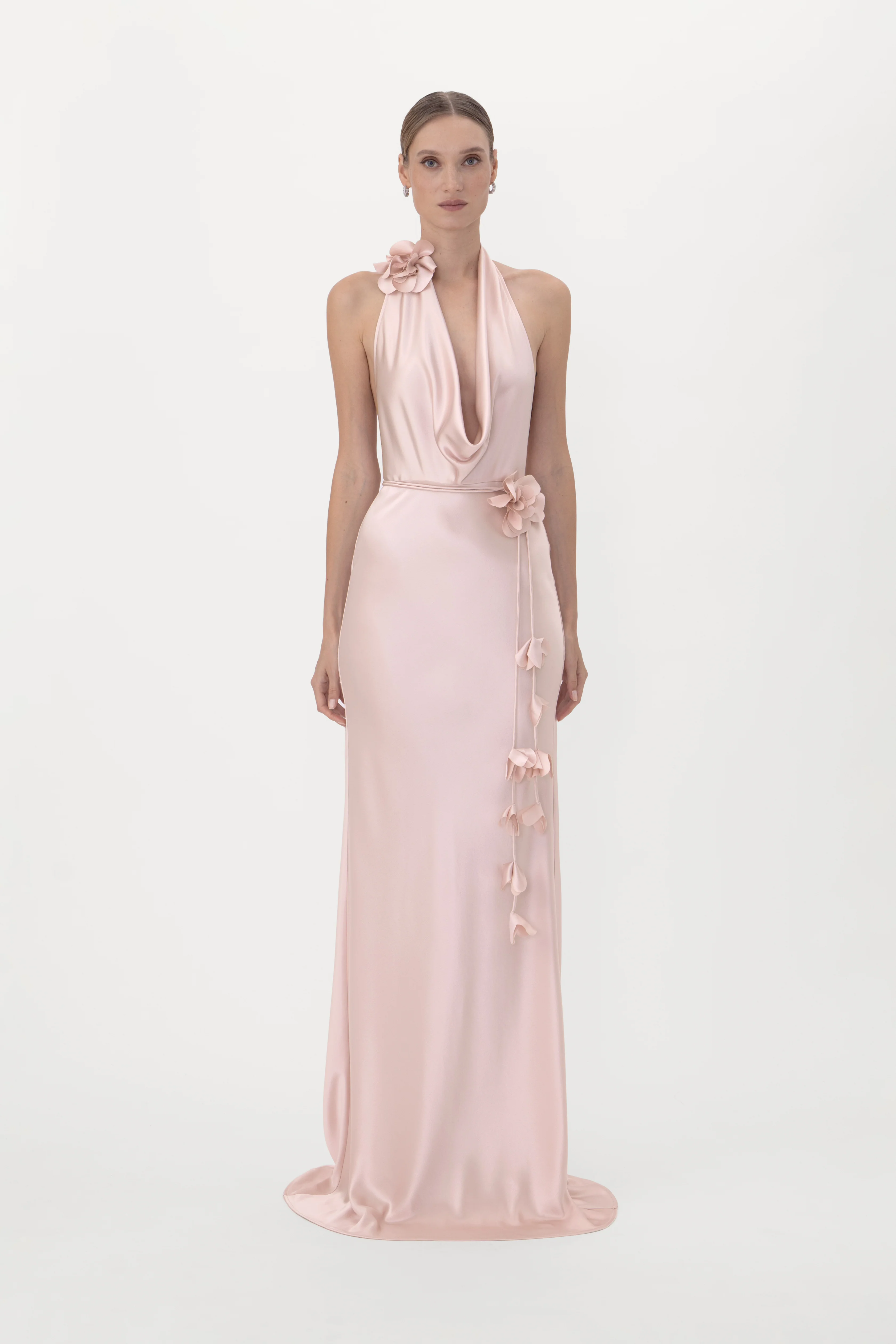 Delphine Satin Gown