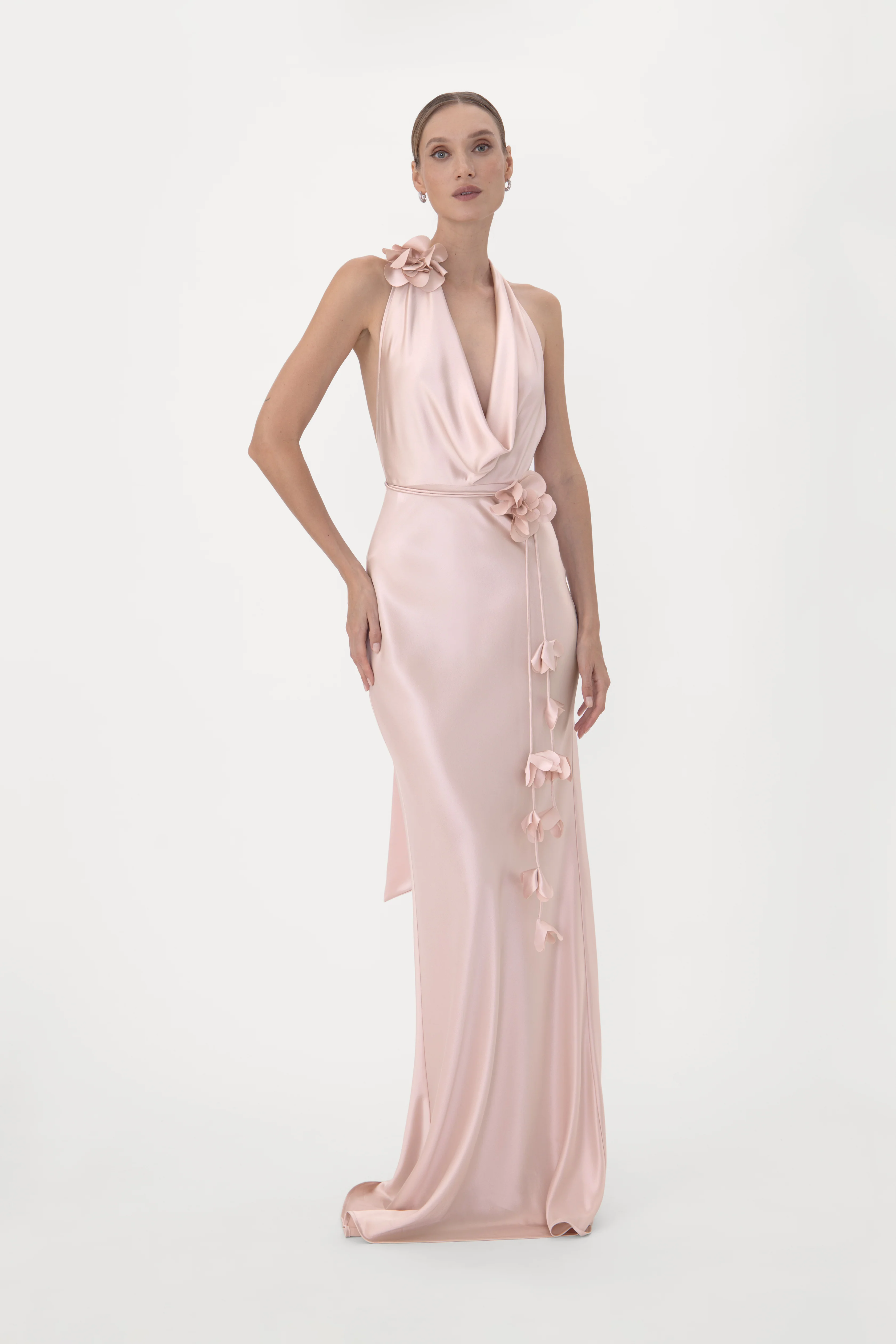 Delphine Satin Gown - Image 3