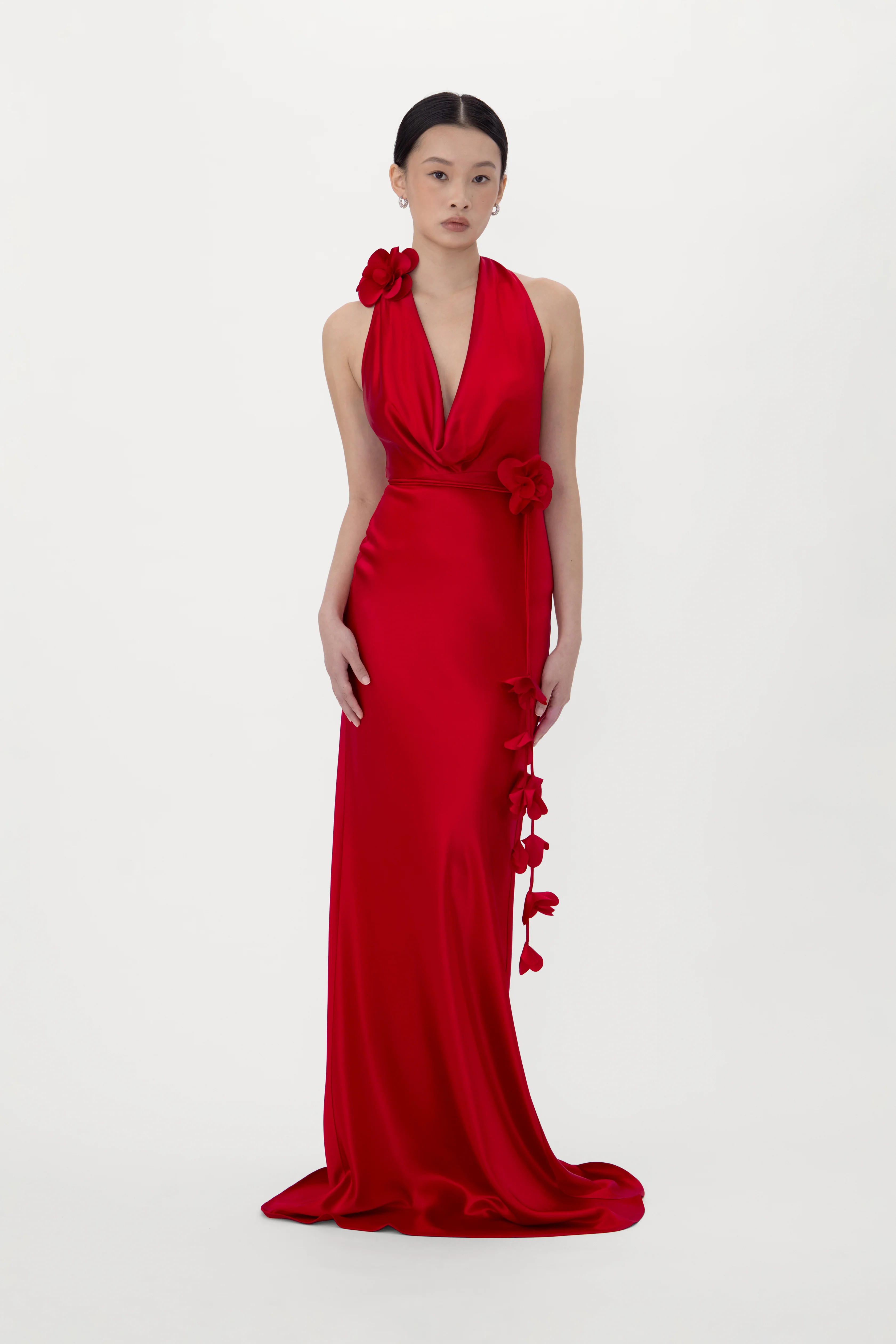 Delphine Satin Gown - Image 3