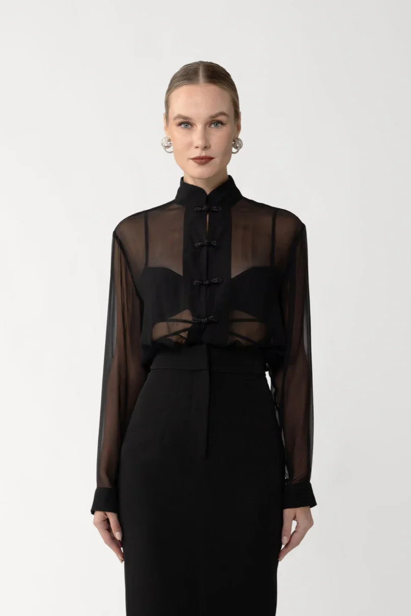 Fallon Silk Shirt - Image 3
