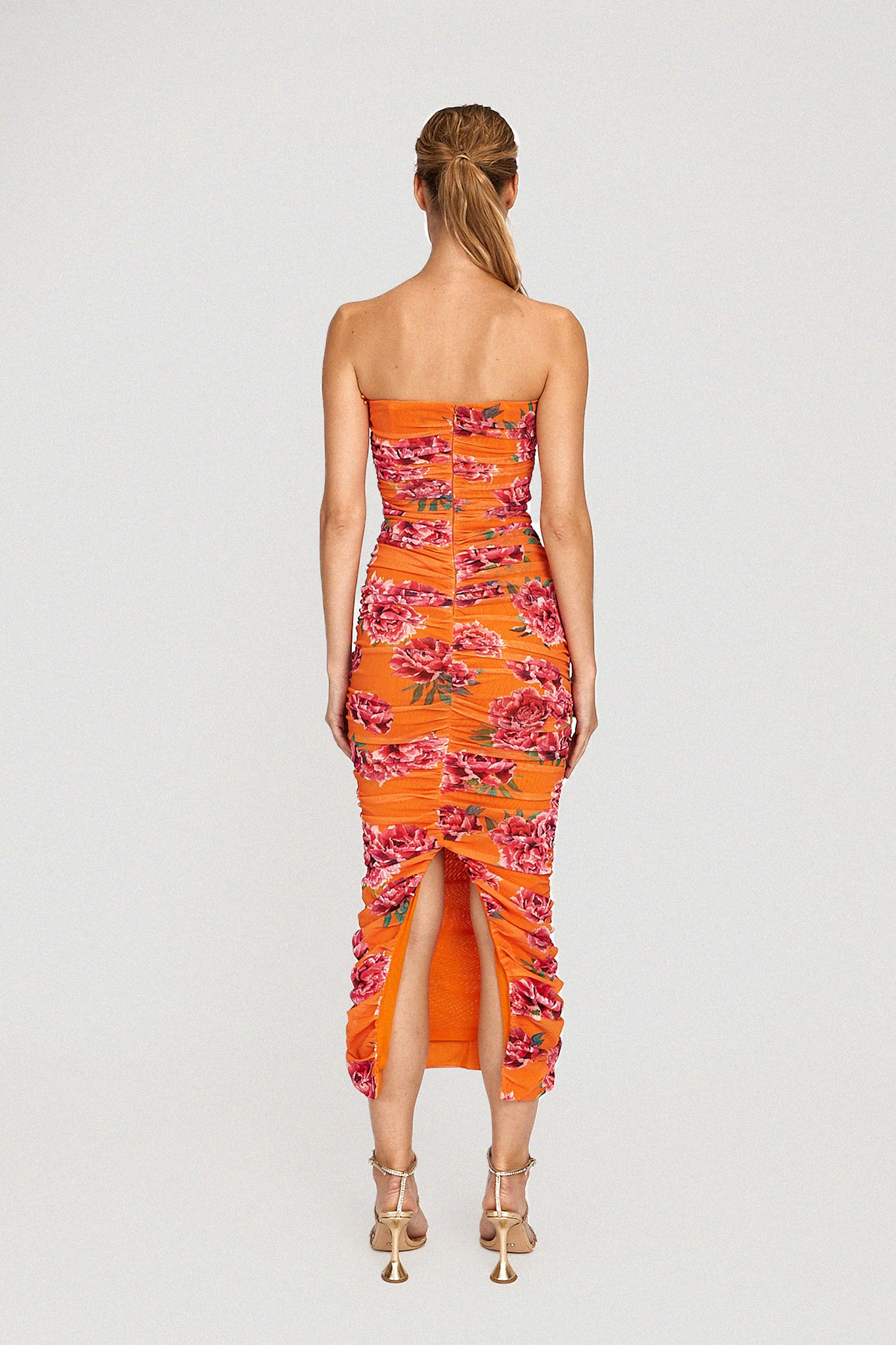 Farrah Ruched Midi Dress - Image 4