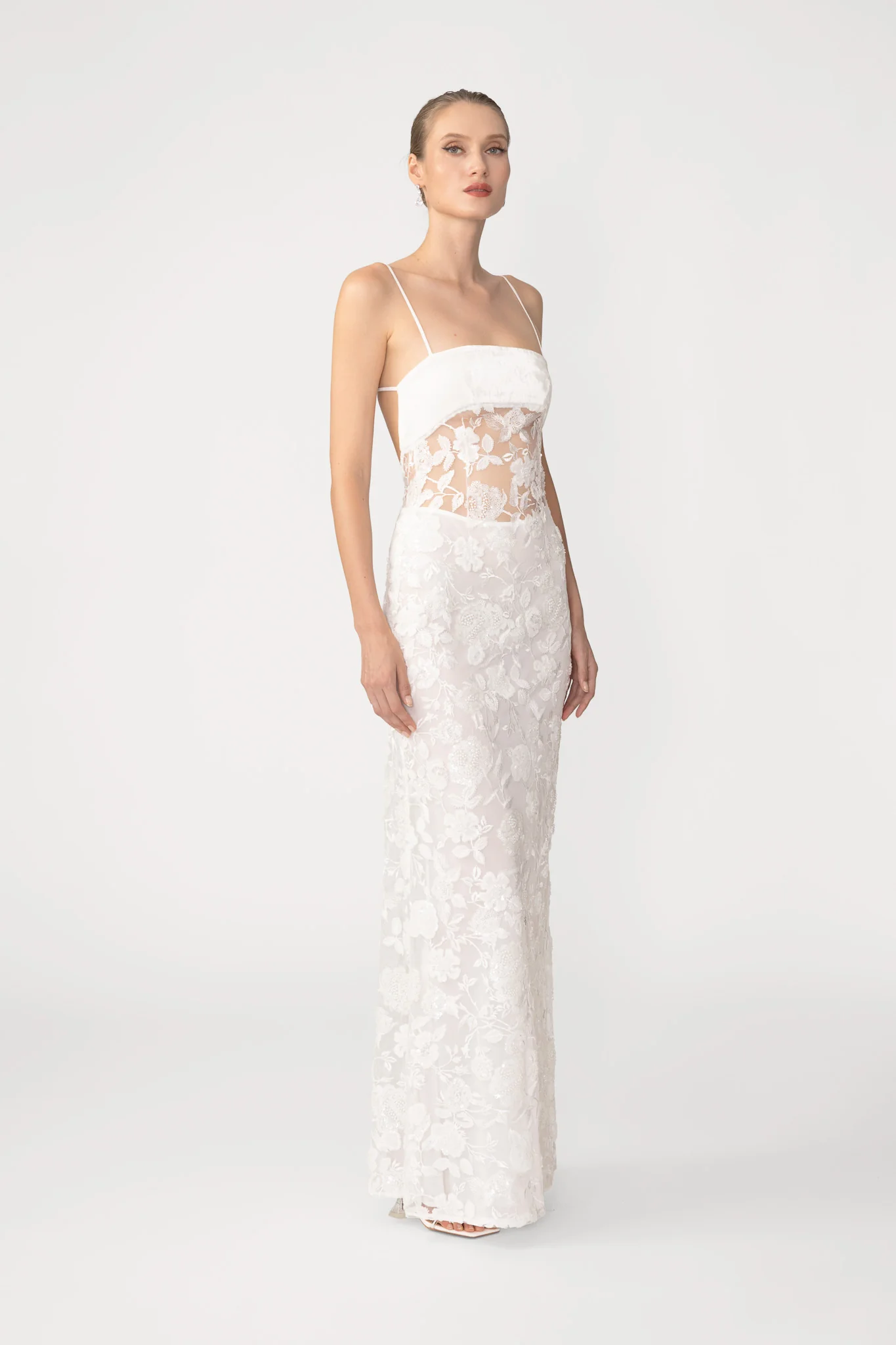 Fiona Embroidered Gown - Image 4