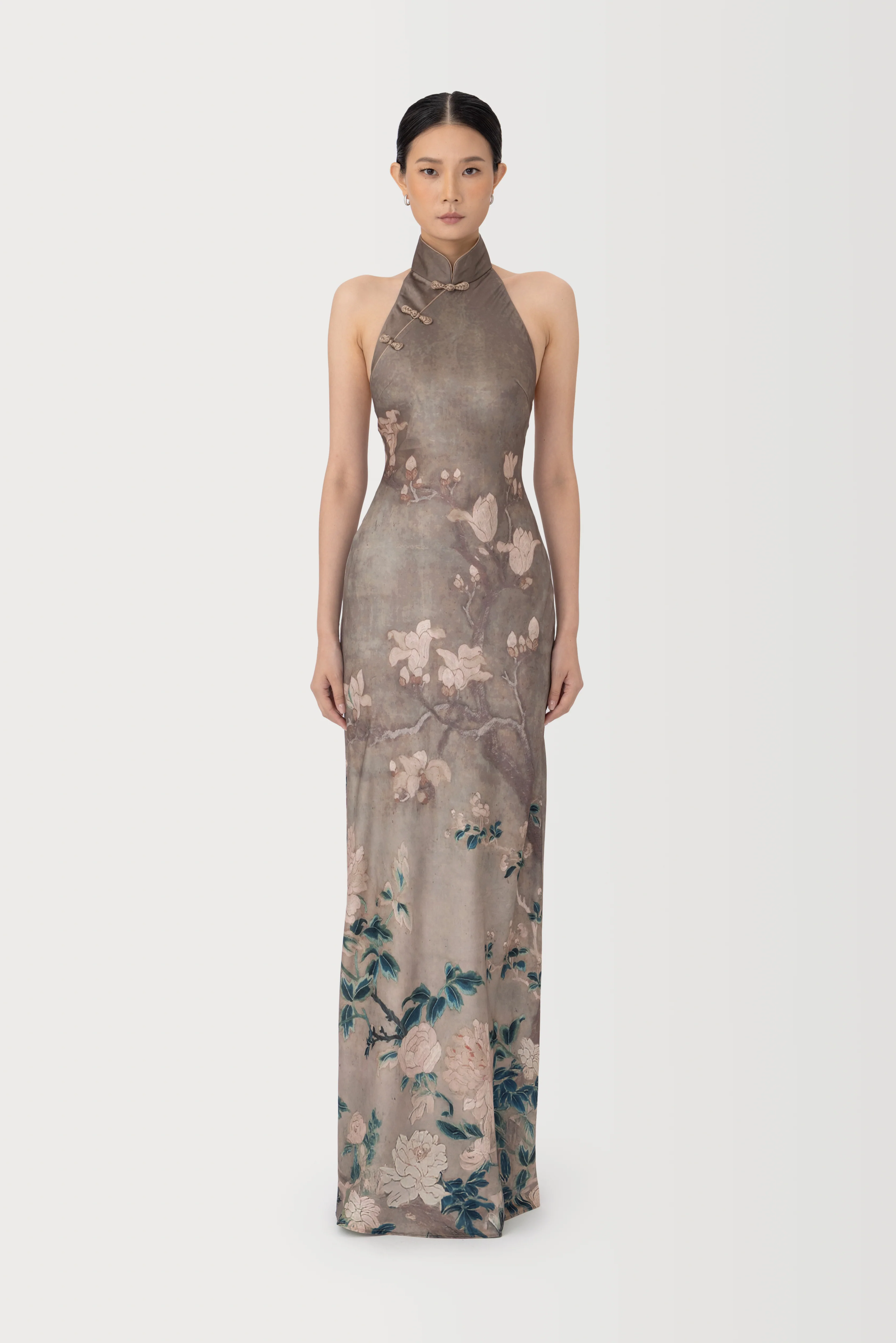 Gillian Satin Maxi Dress - Image 3