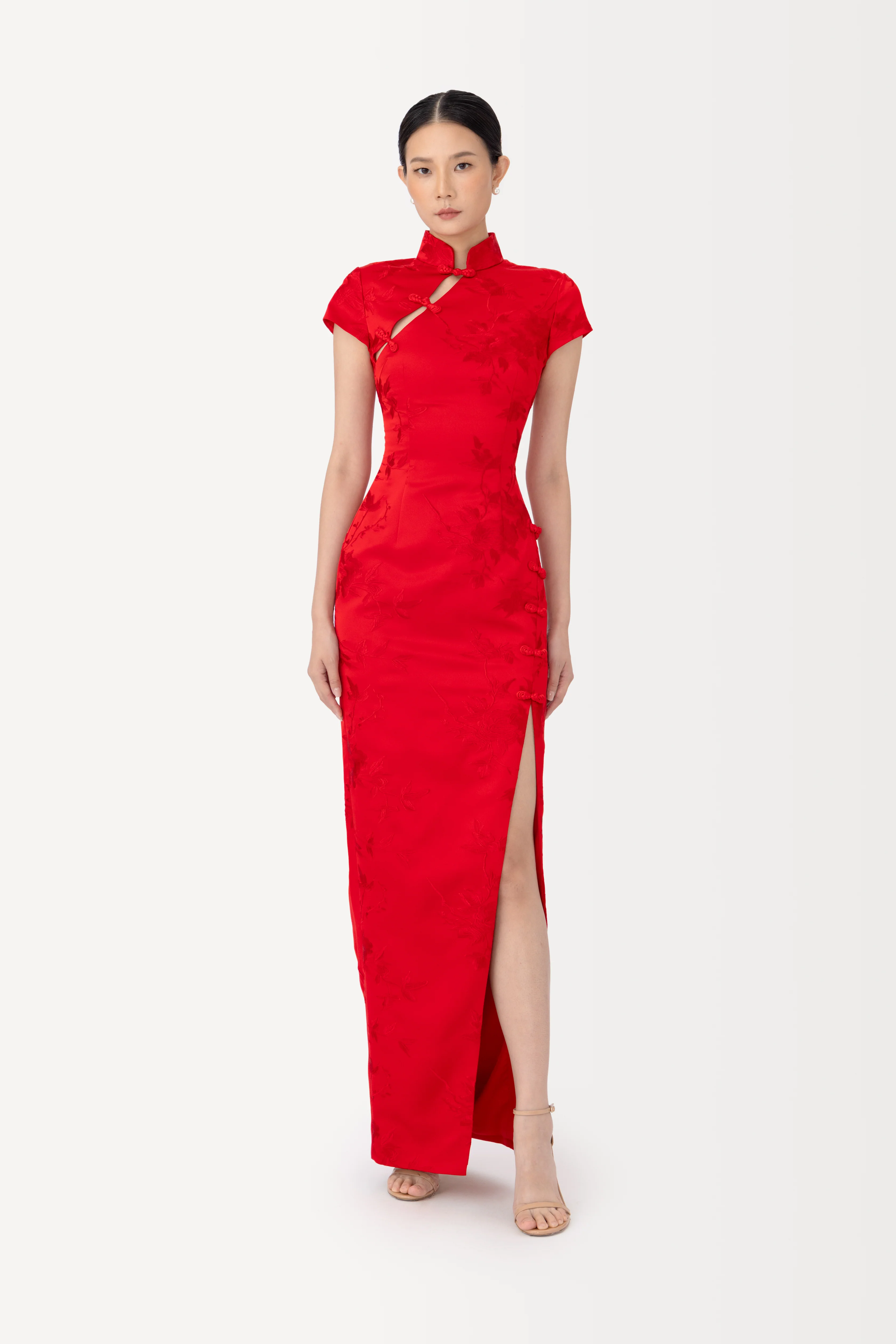 Isabella Embroidered Gown - Image 3