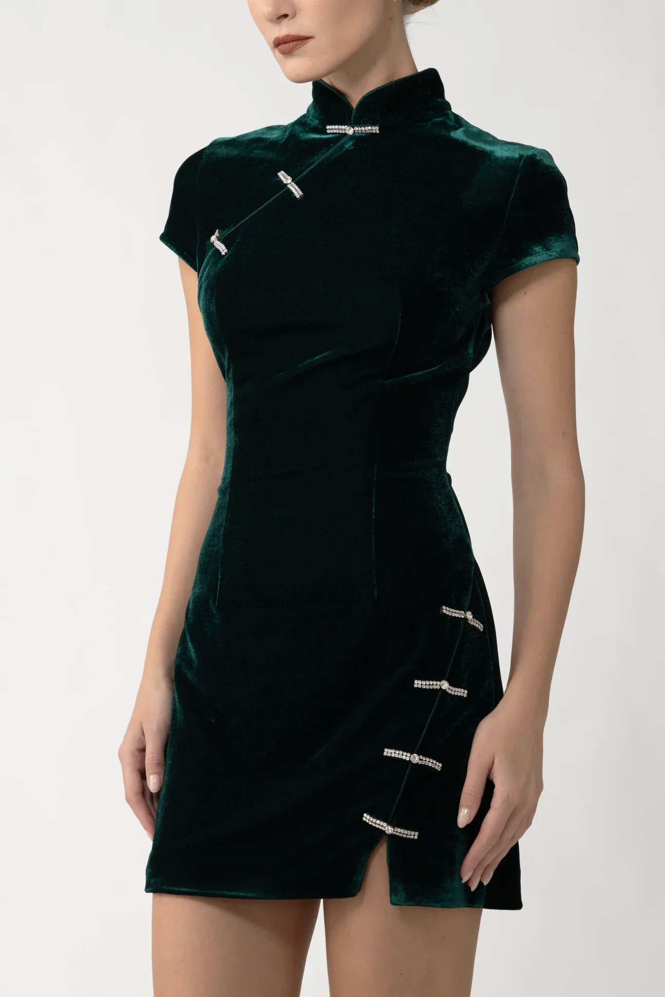 Ivy Velvet Mini Dress - Image 3