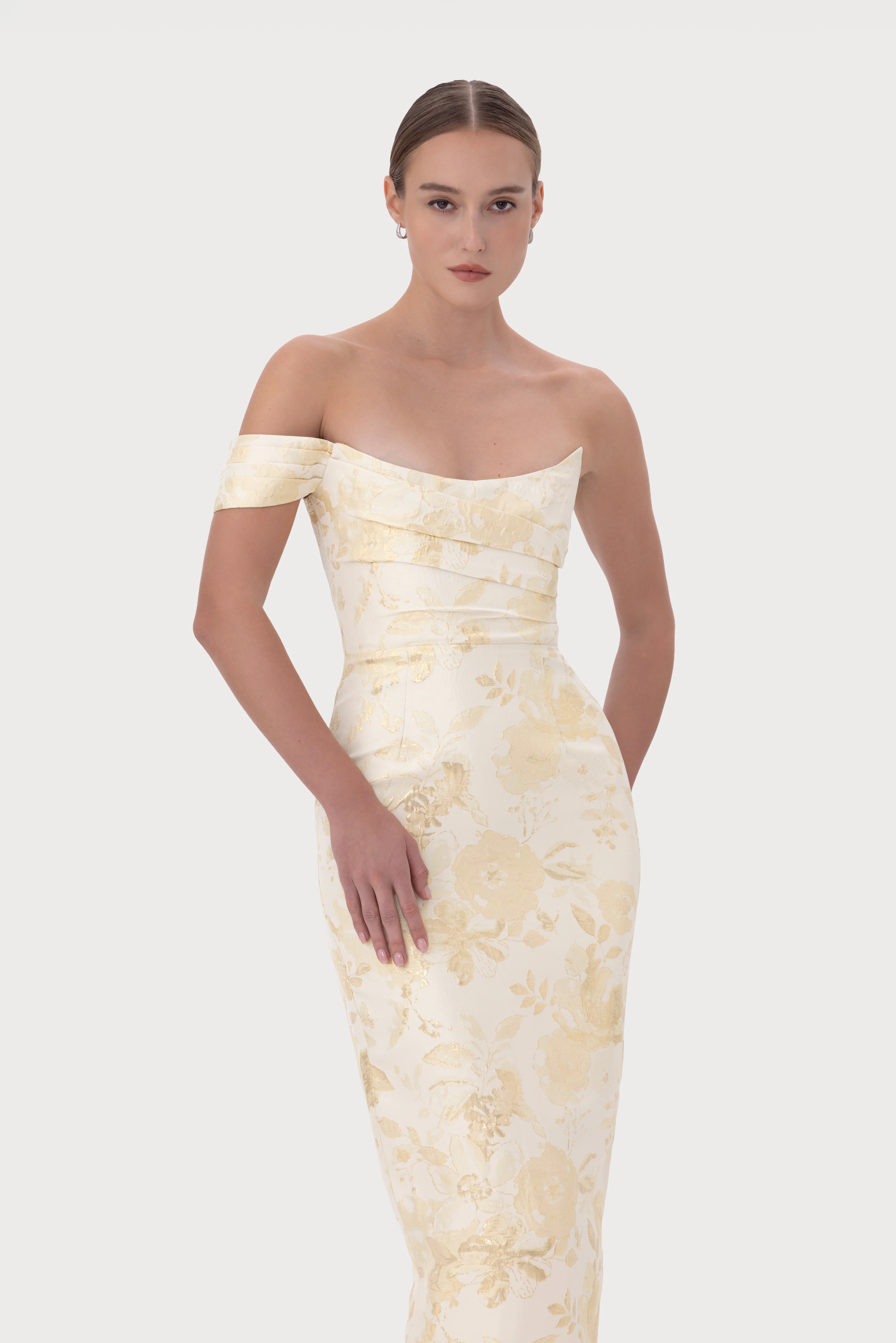 Jackson Jacquard Gown - Image 4