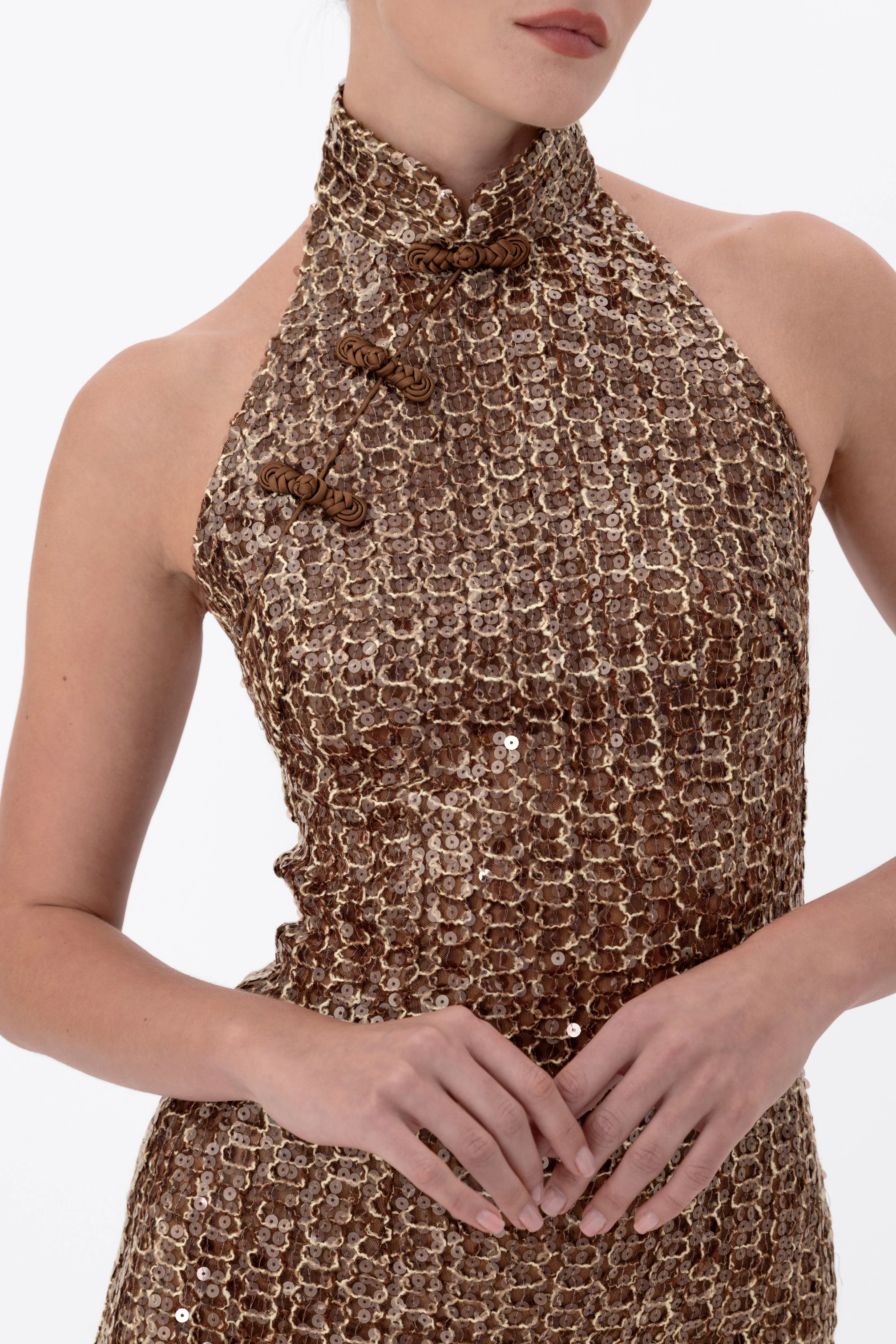 Jacqui Sequin Mini Dress - Image 4