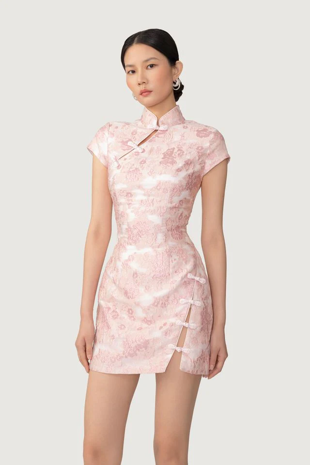 Jada Jacquard Mini Dress - Image 2