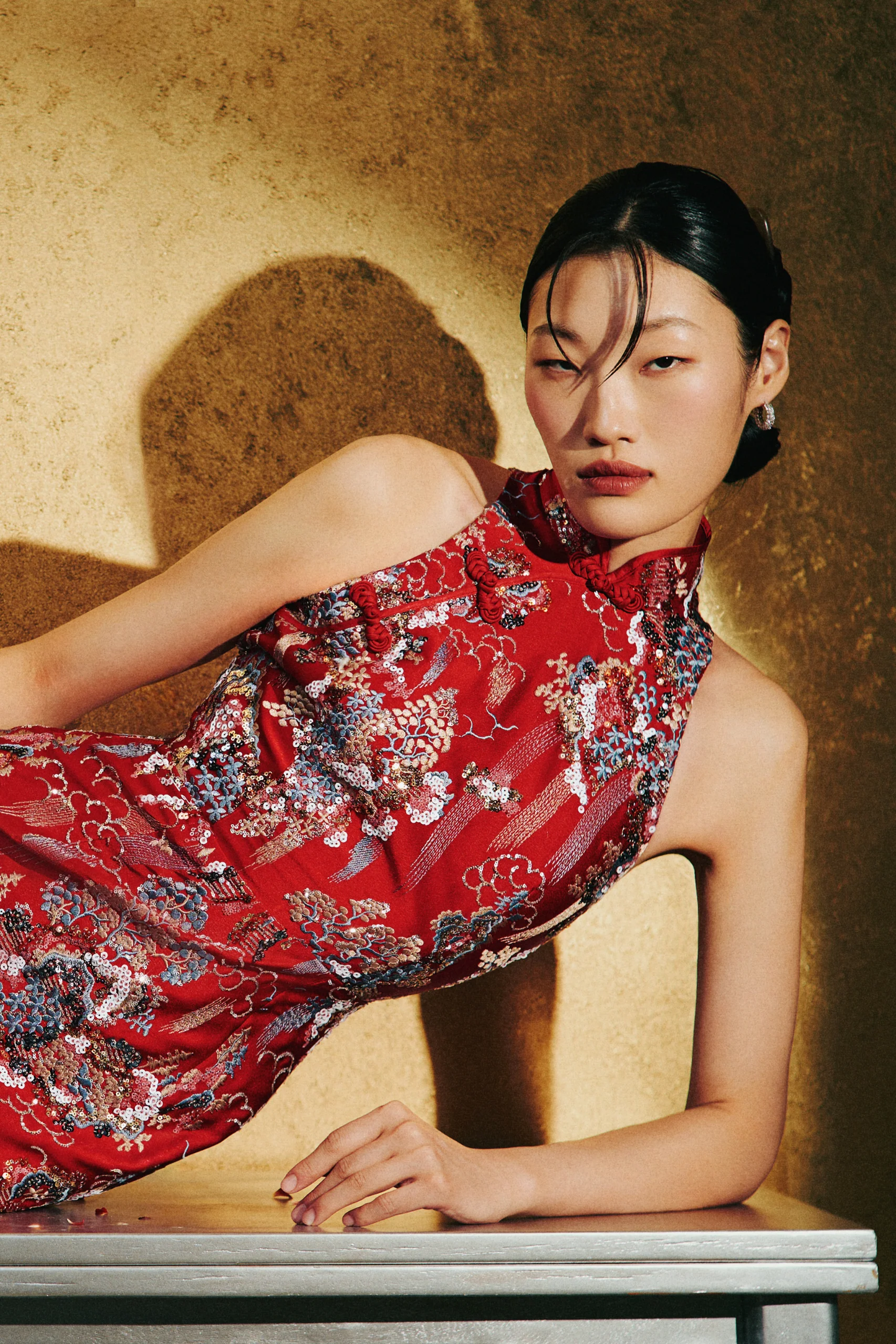 Jillian Embroidered Gown - Image 2