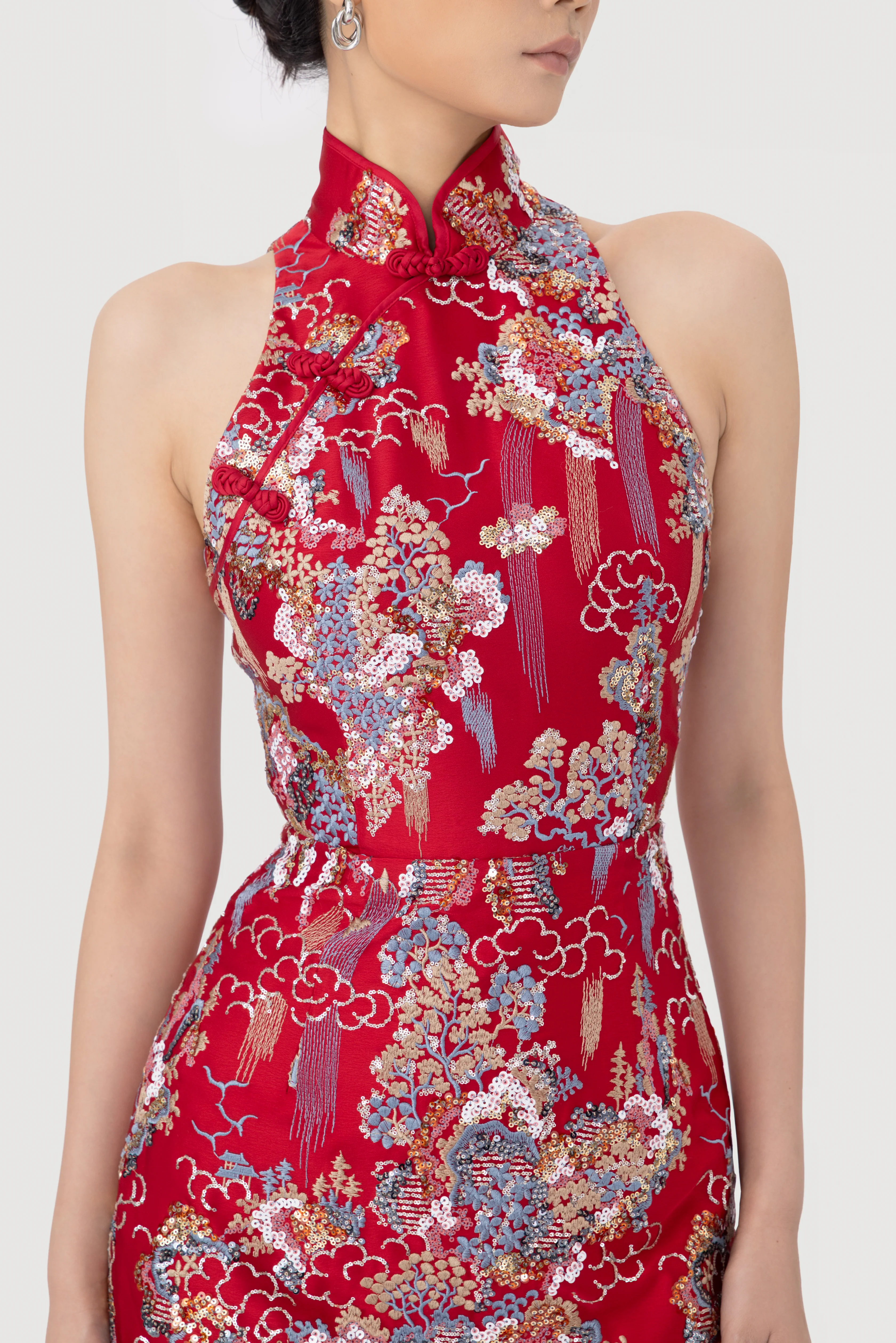 Jillian Embroidered Gown - Image 3