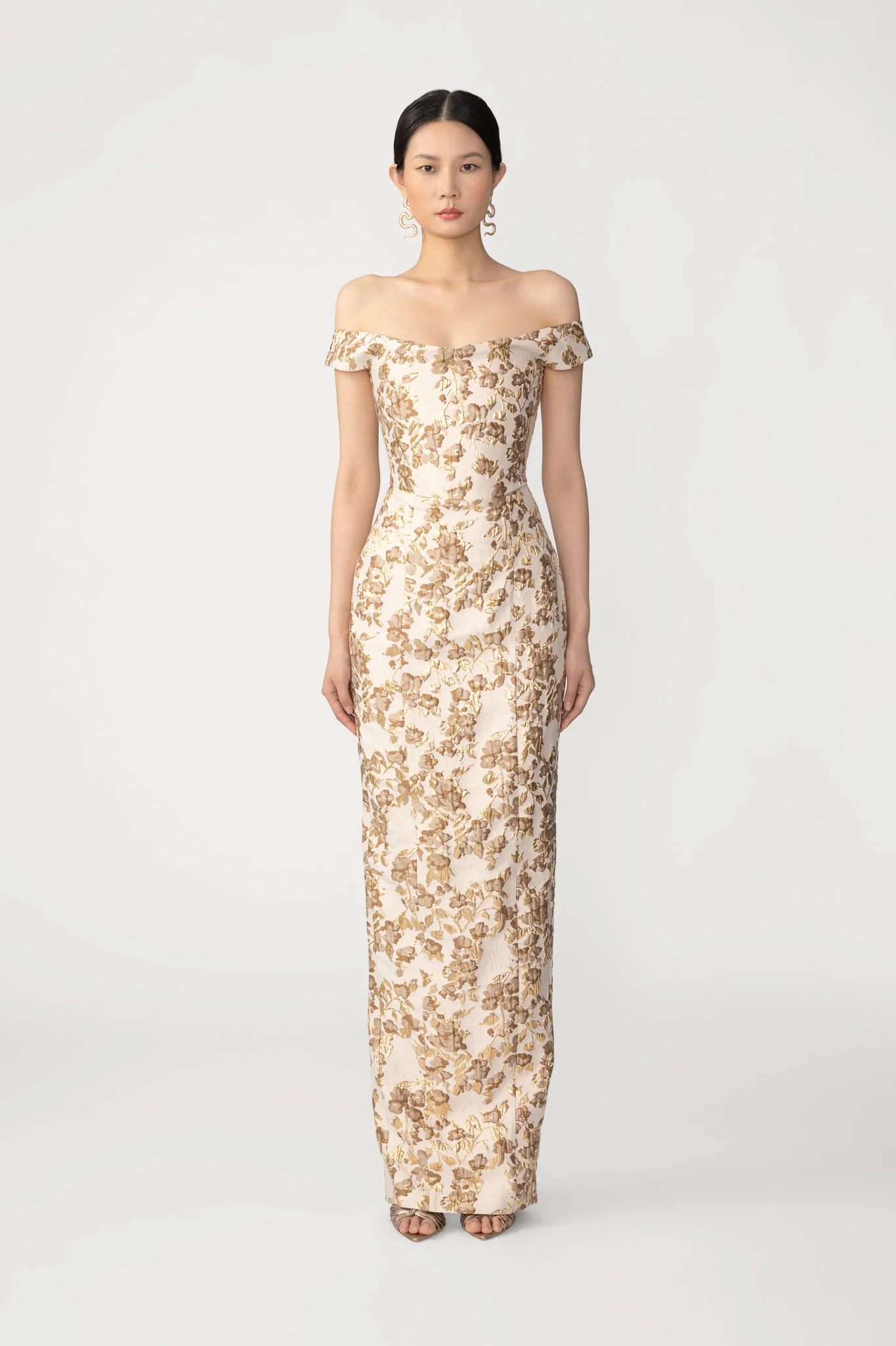Joanna Jacquard Gown - Image 4
