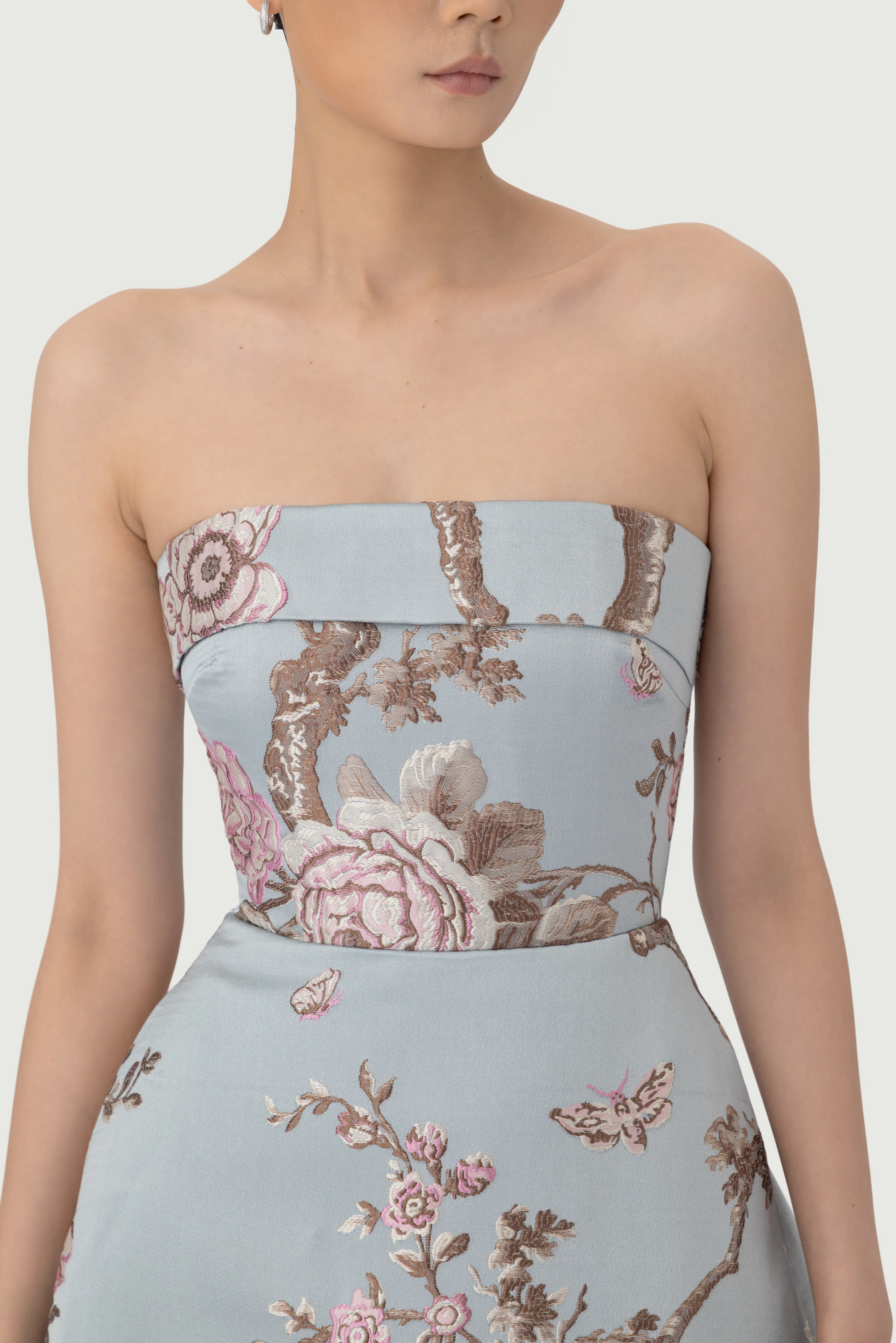 Jordana Brocade Gown - Image 4