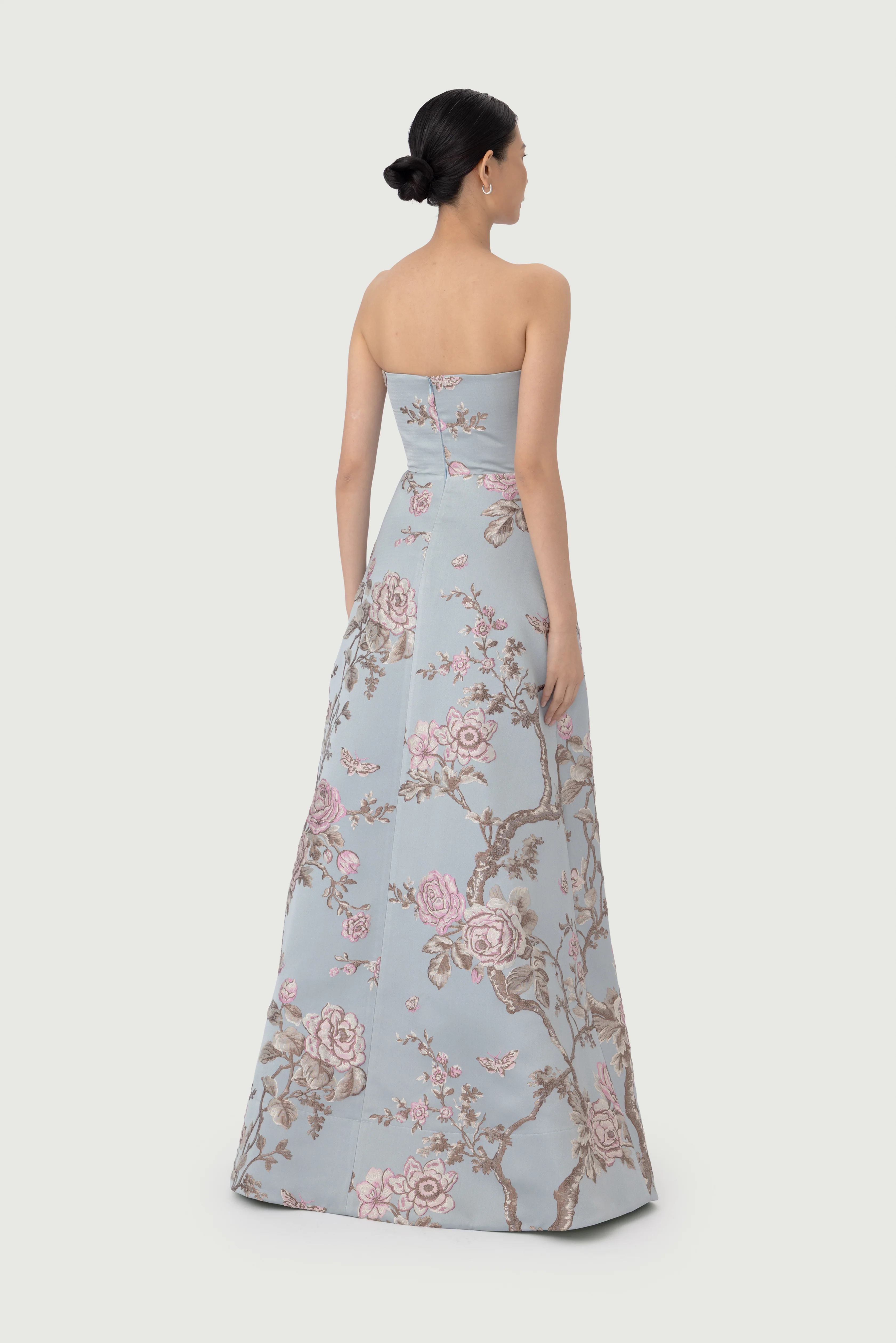 Jordana Brocade Gown - Image 5