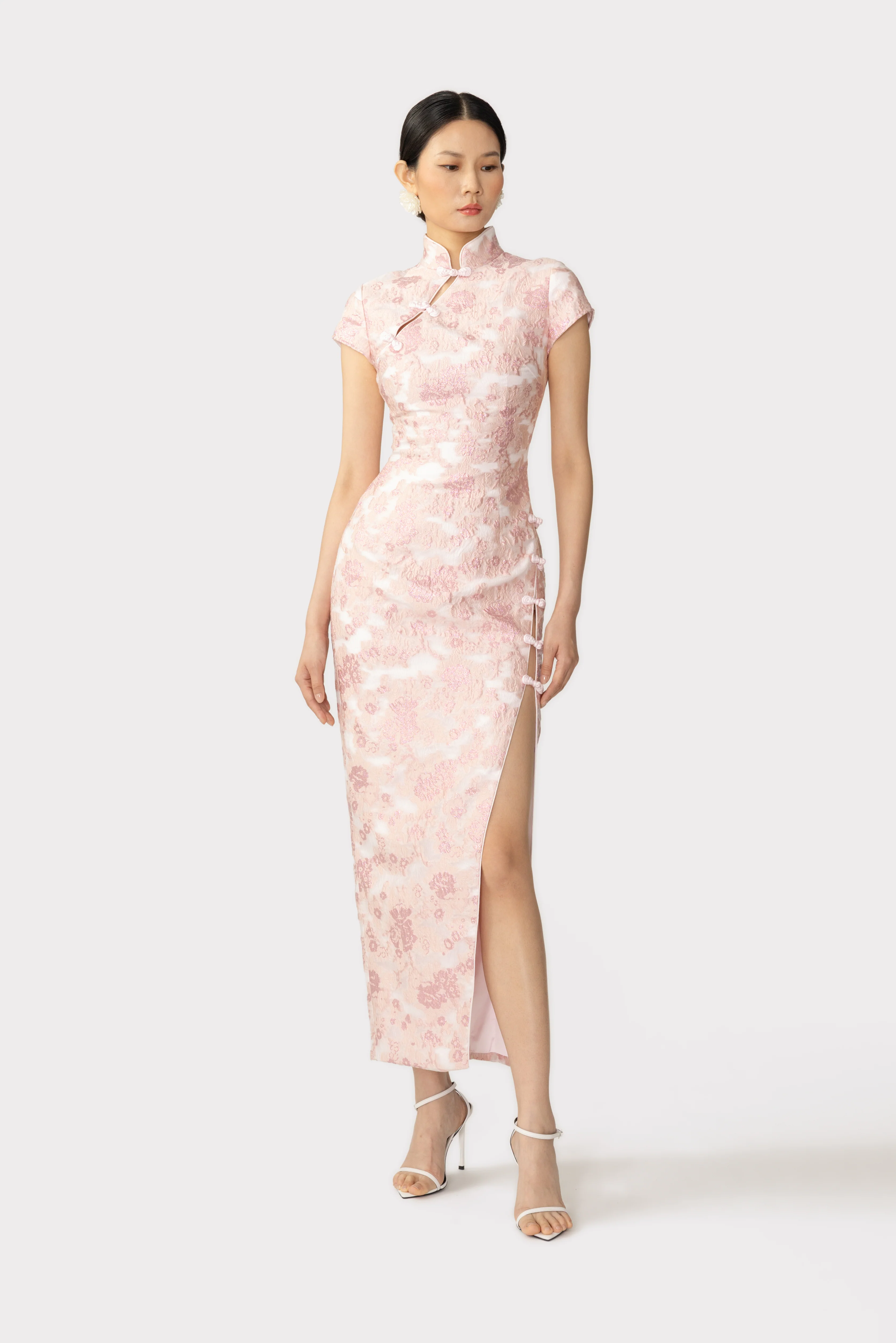 Josephine Jacquard Dress - Image 2