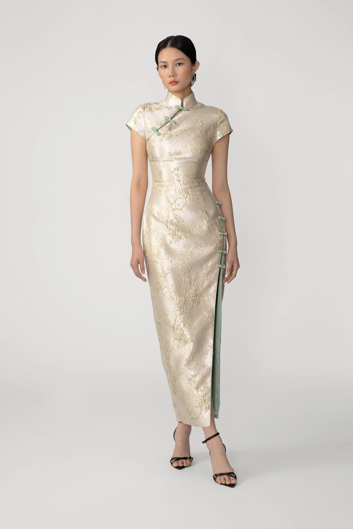 Josephine Jacquard Dress - Image 2
