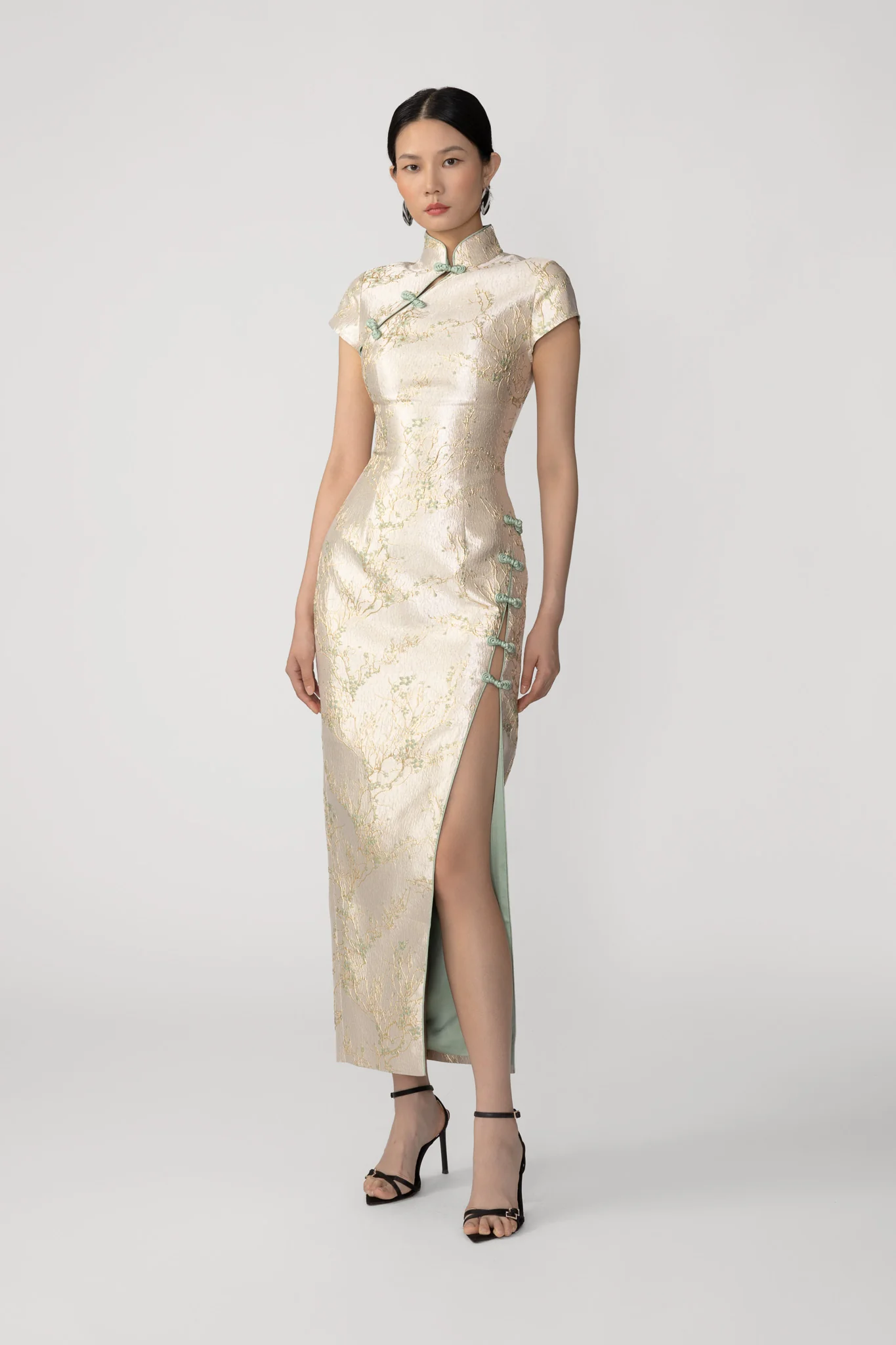 Josephine Jacquard Dress - Image 3