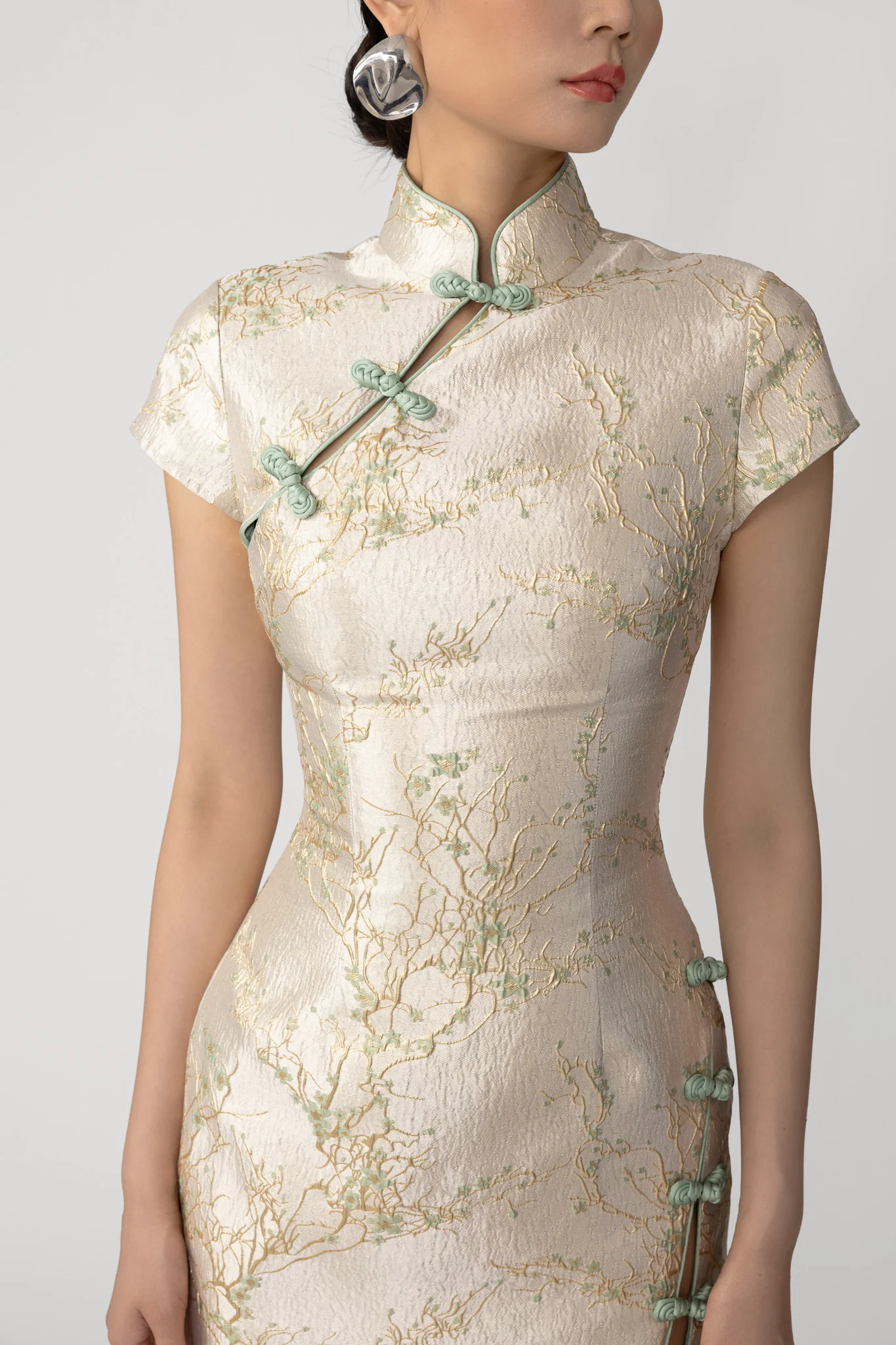 Josephine Jacquard Dress - Image 4