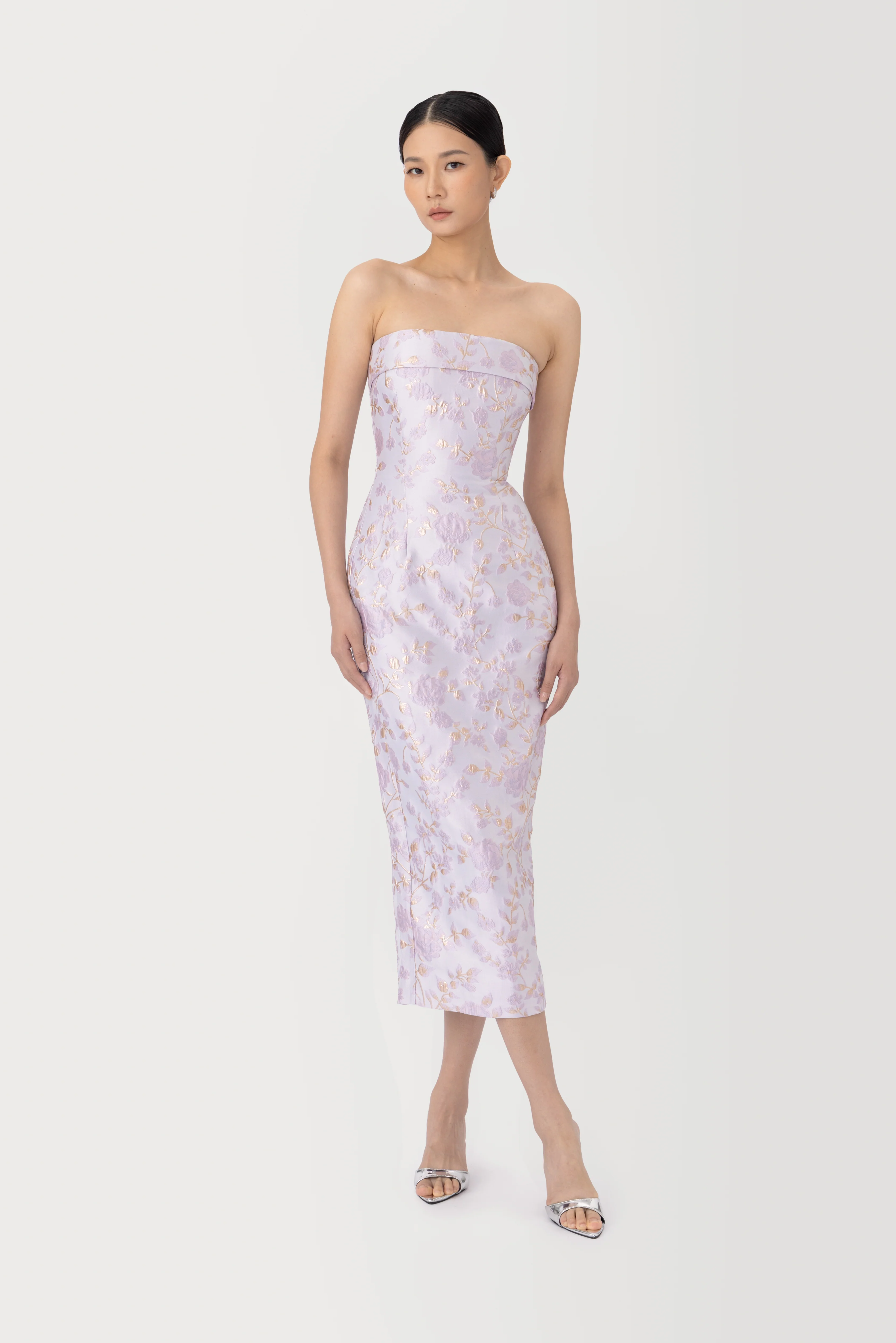 Judith Jacquard Midi Dress