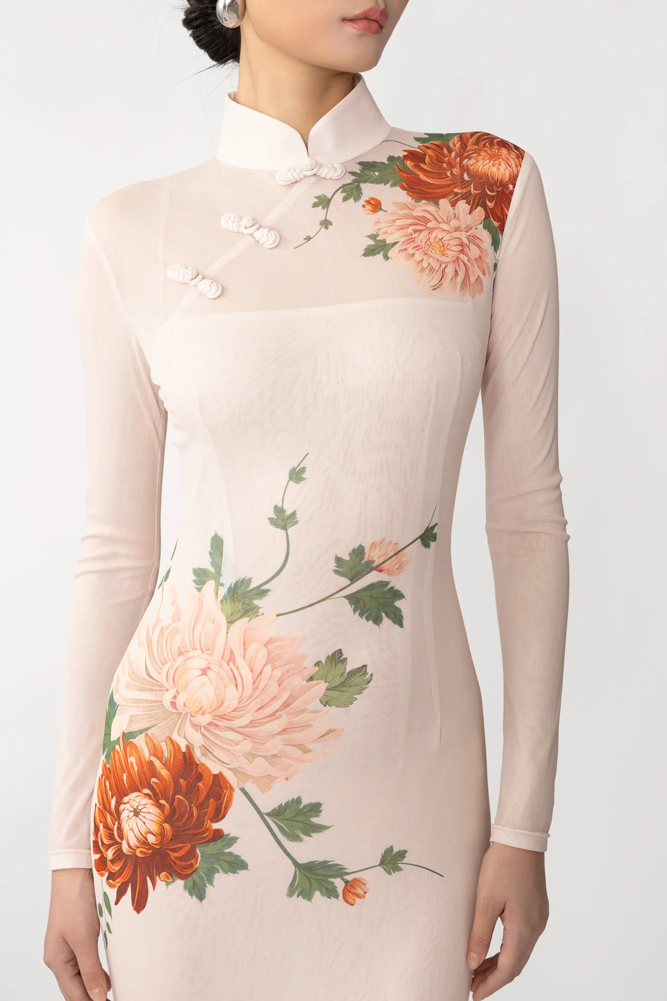 Kaia Mesh Maxi Dress - Image 3