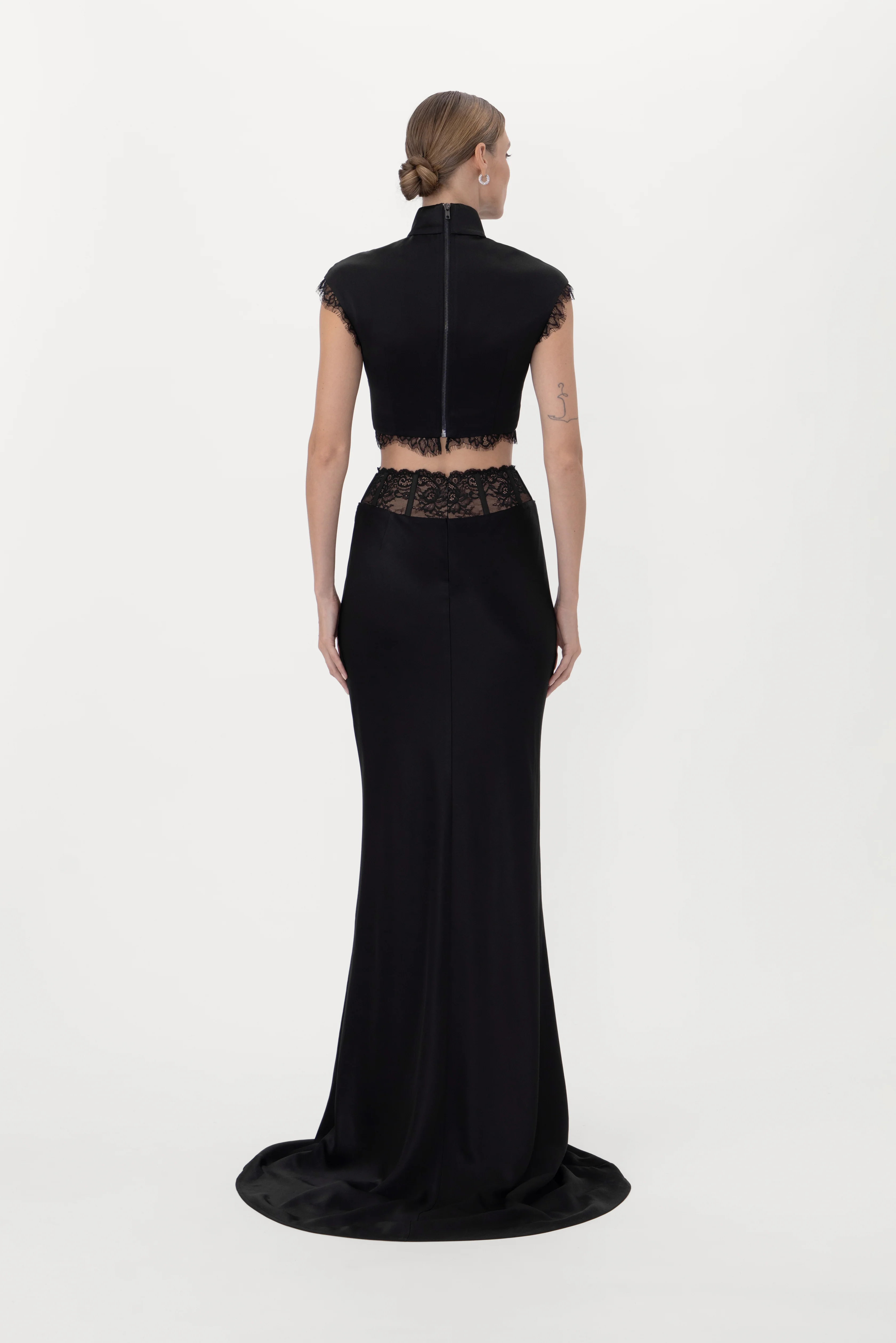 Lila Satin Skirt - Image 5