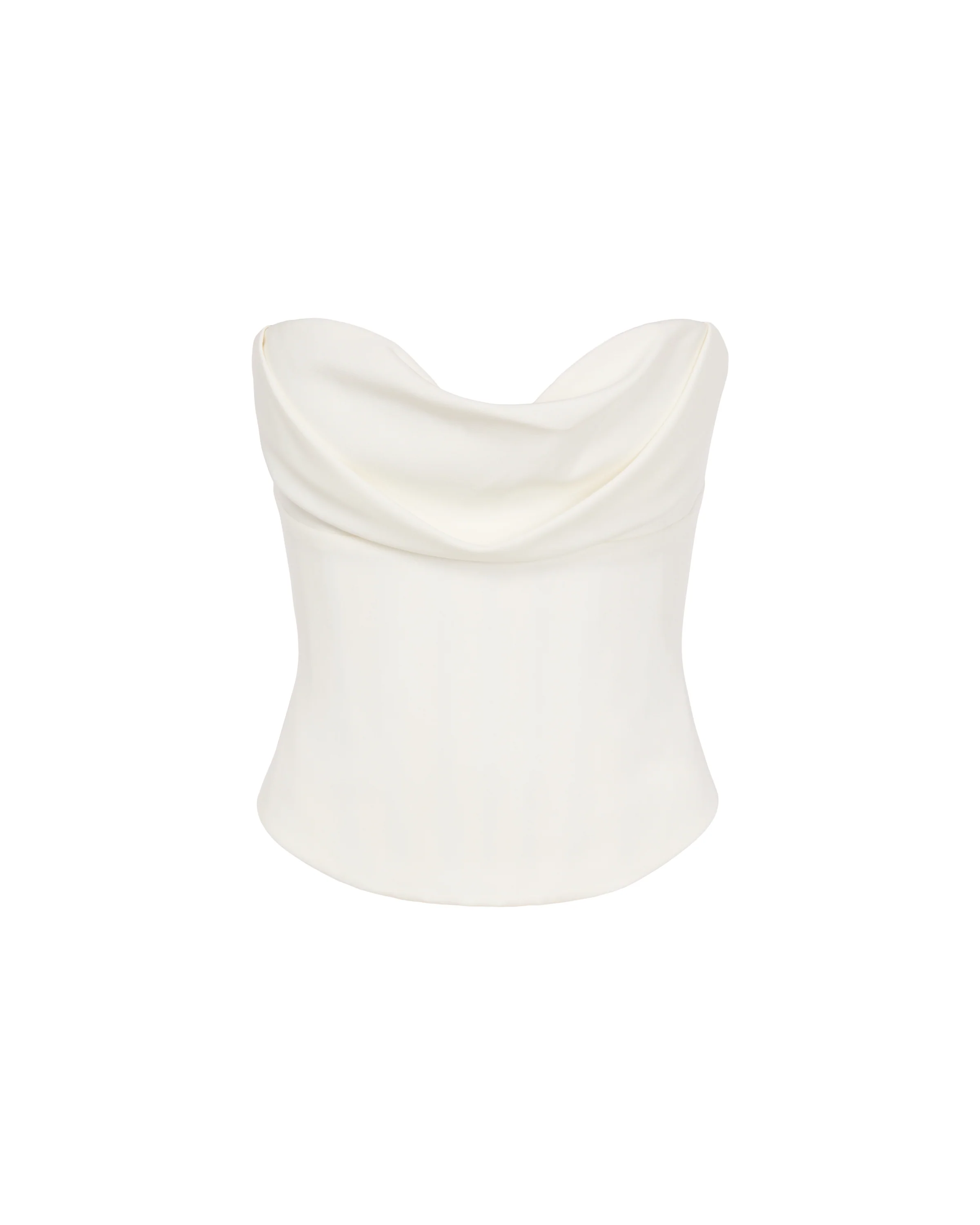 Lin Crepe Corset Top - Image 4