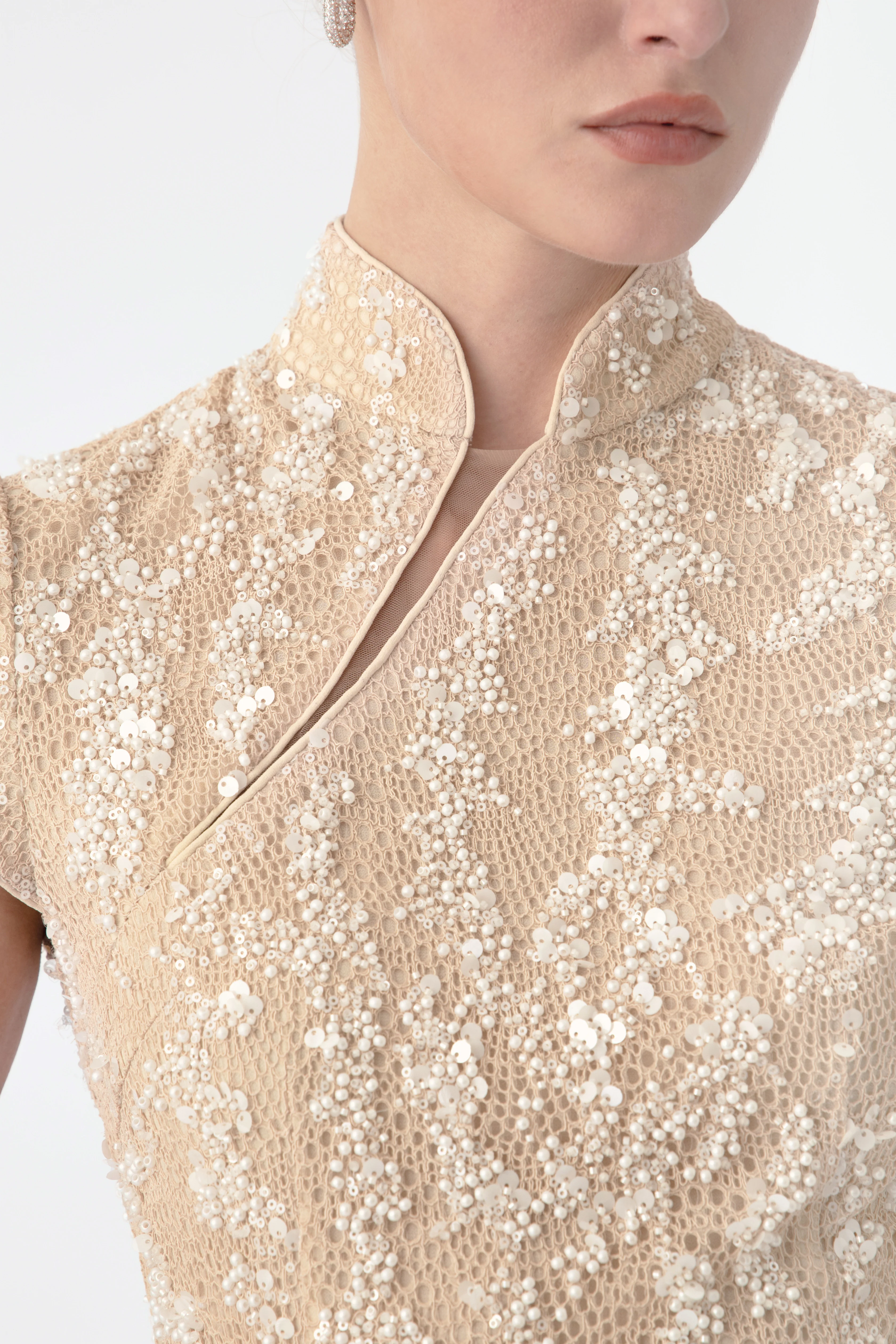 Lori Beaded Mini Dress - Image 4