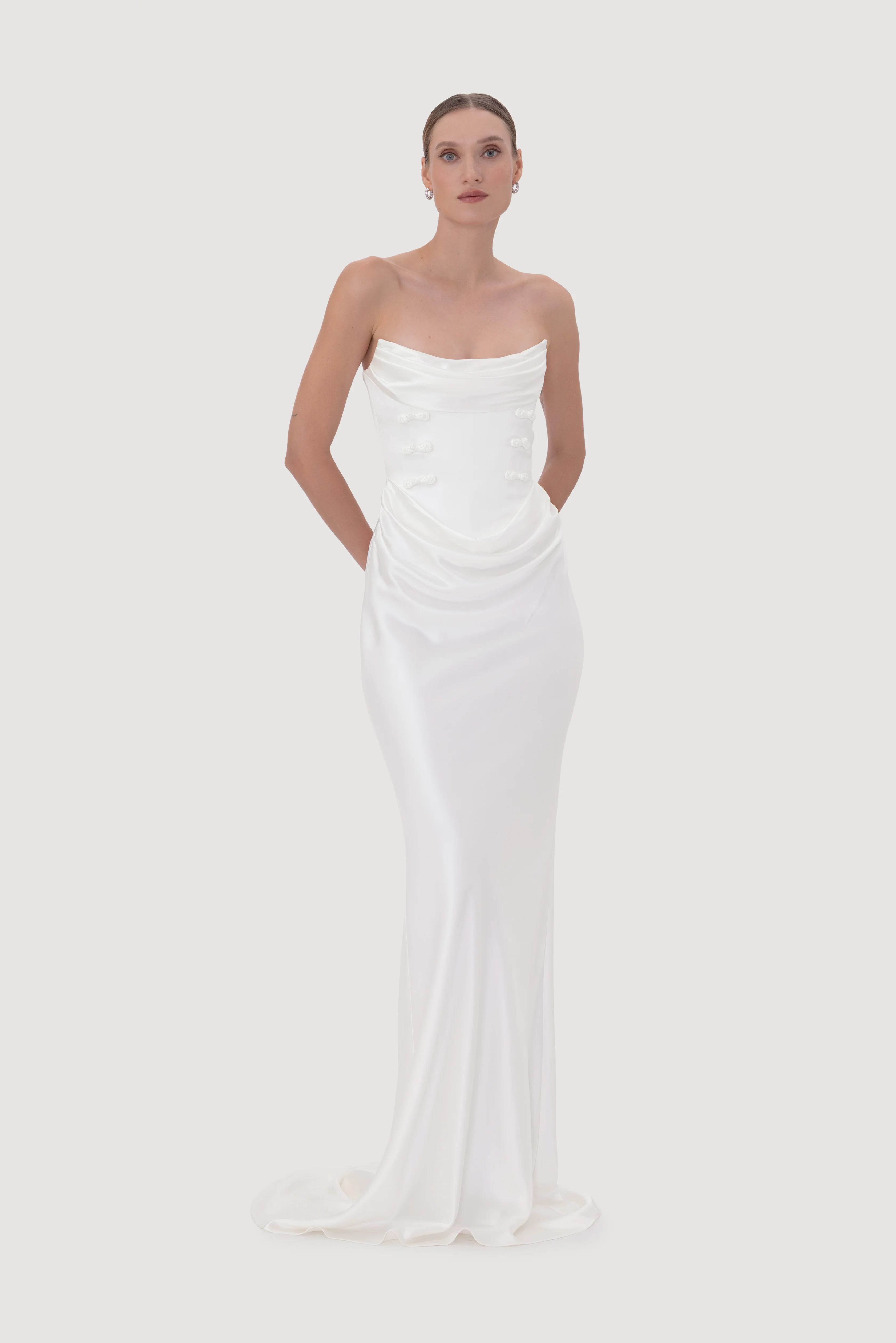 Margot Satin Gown - Image 3