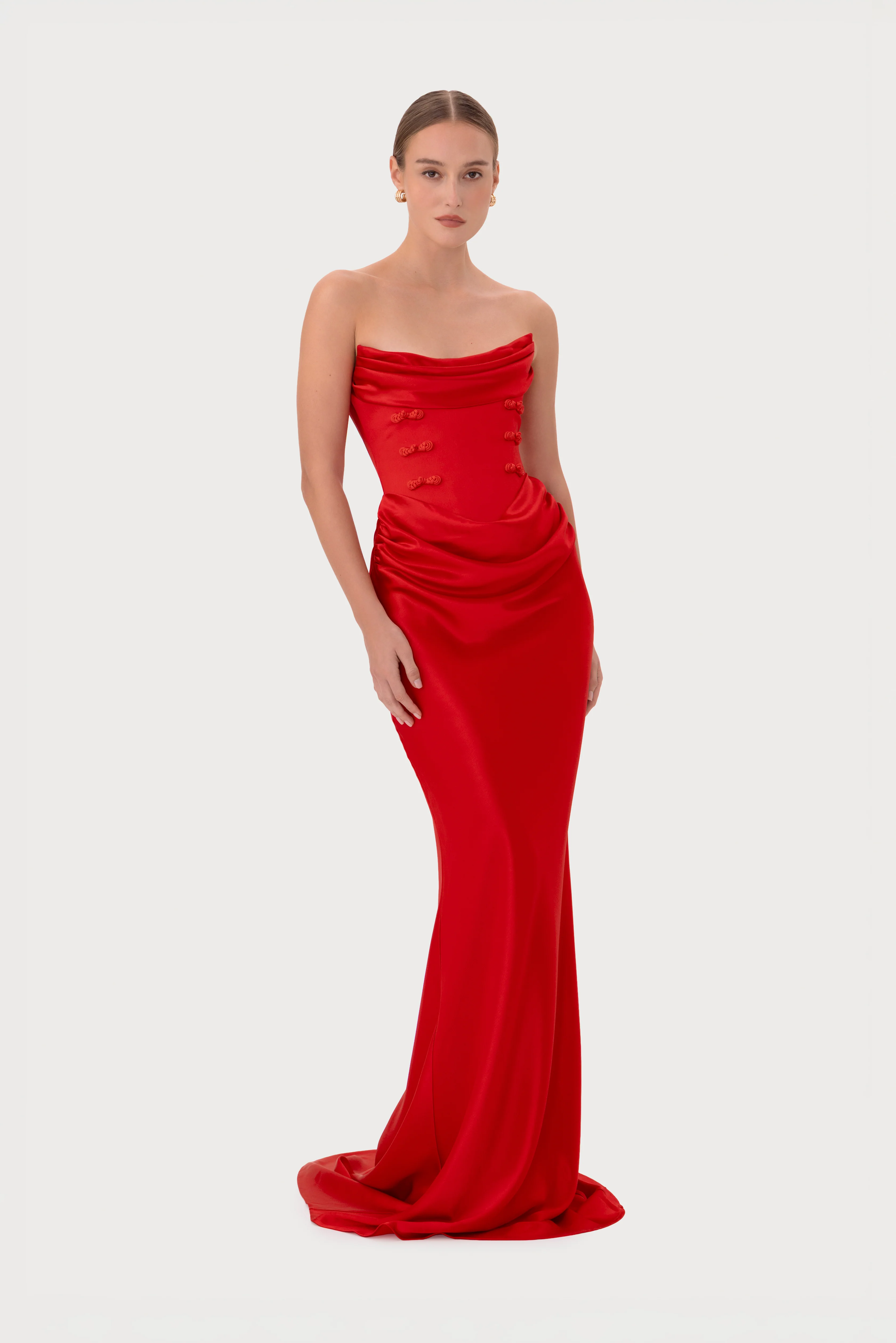 Margot Satin Gown - Image 2