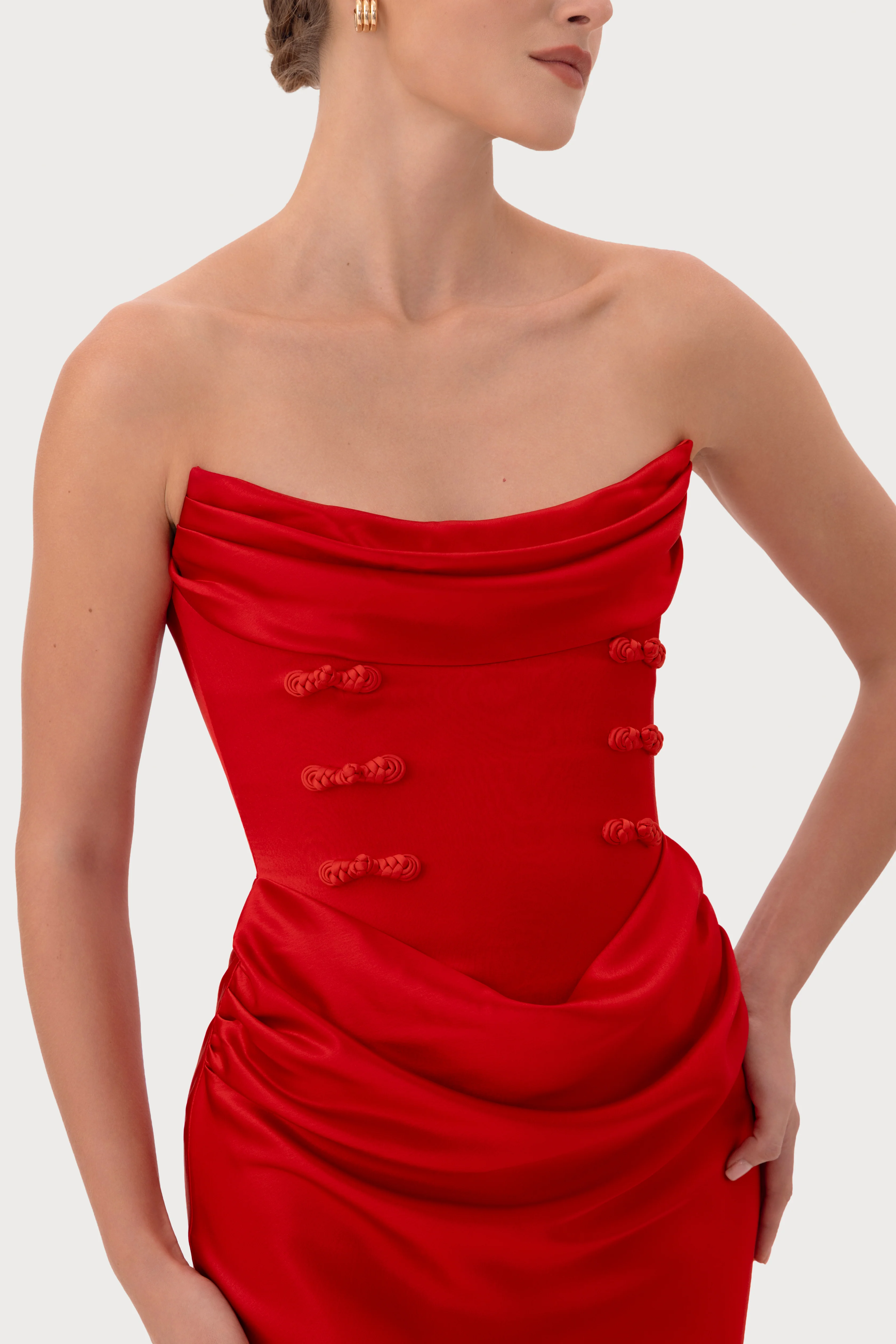 Margot Satin Gown - Image 3