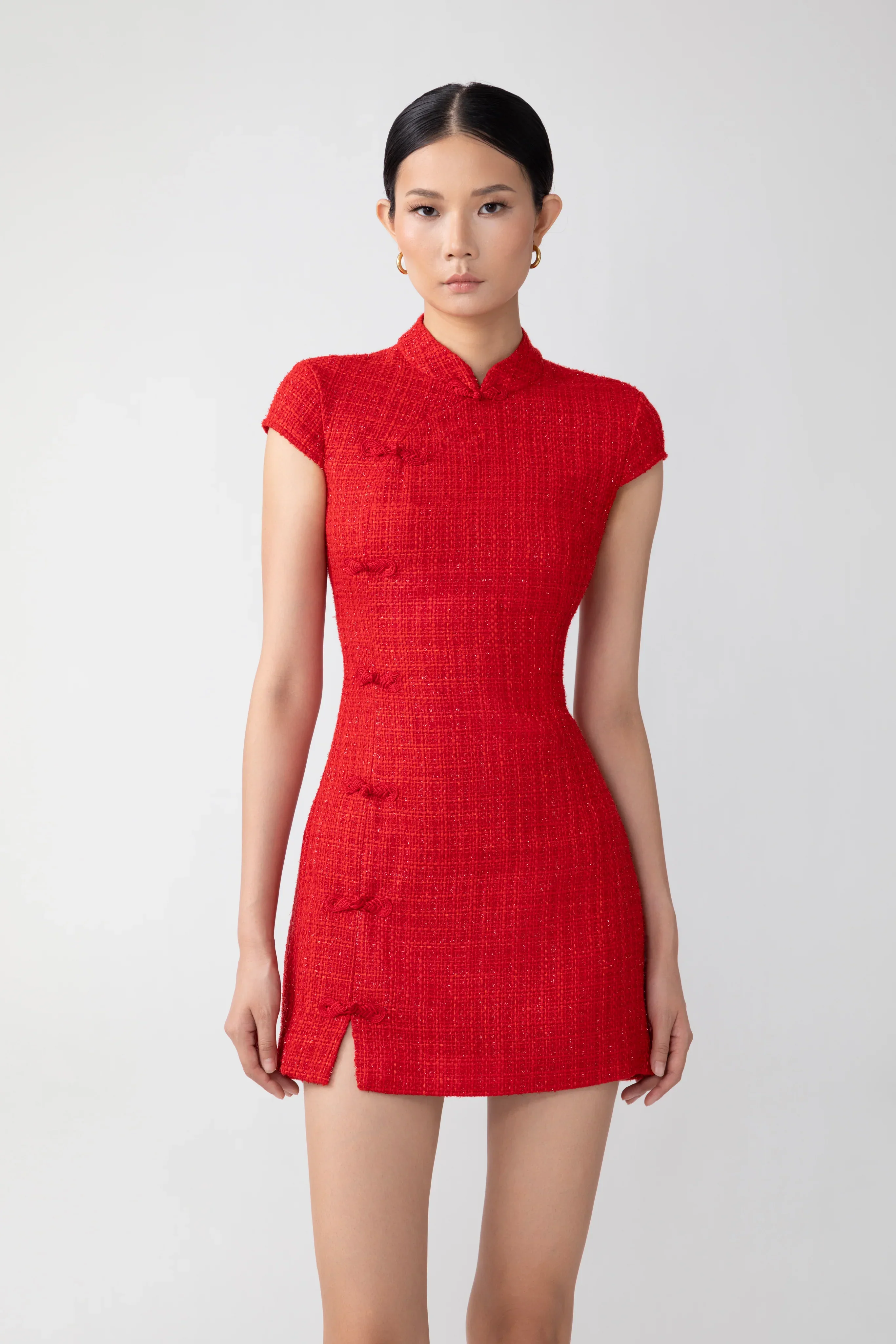 Natasha Tweed Mini Dress - Image 4