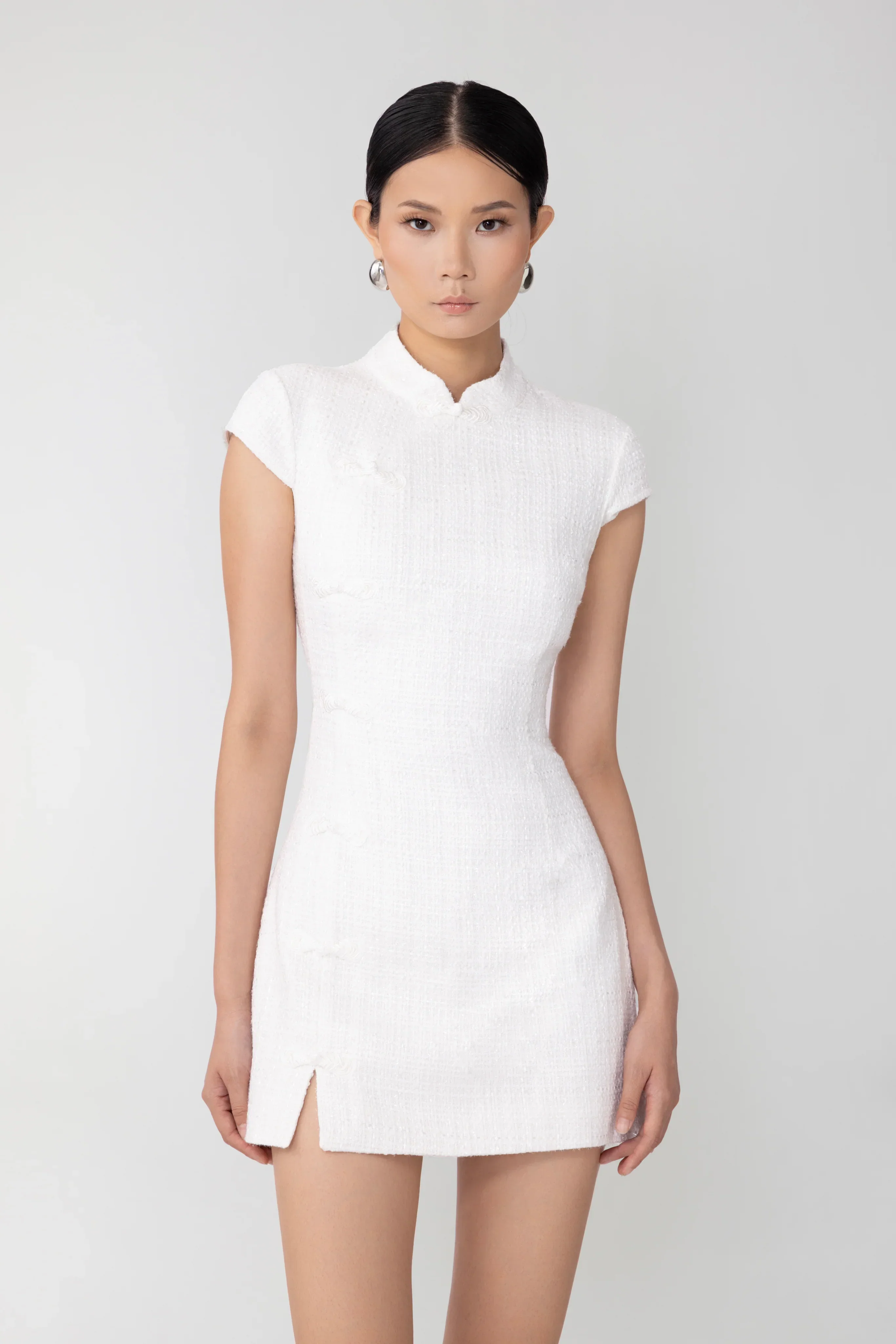 Natasha Tweed Mini Dress - Image 5