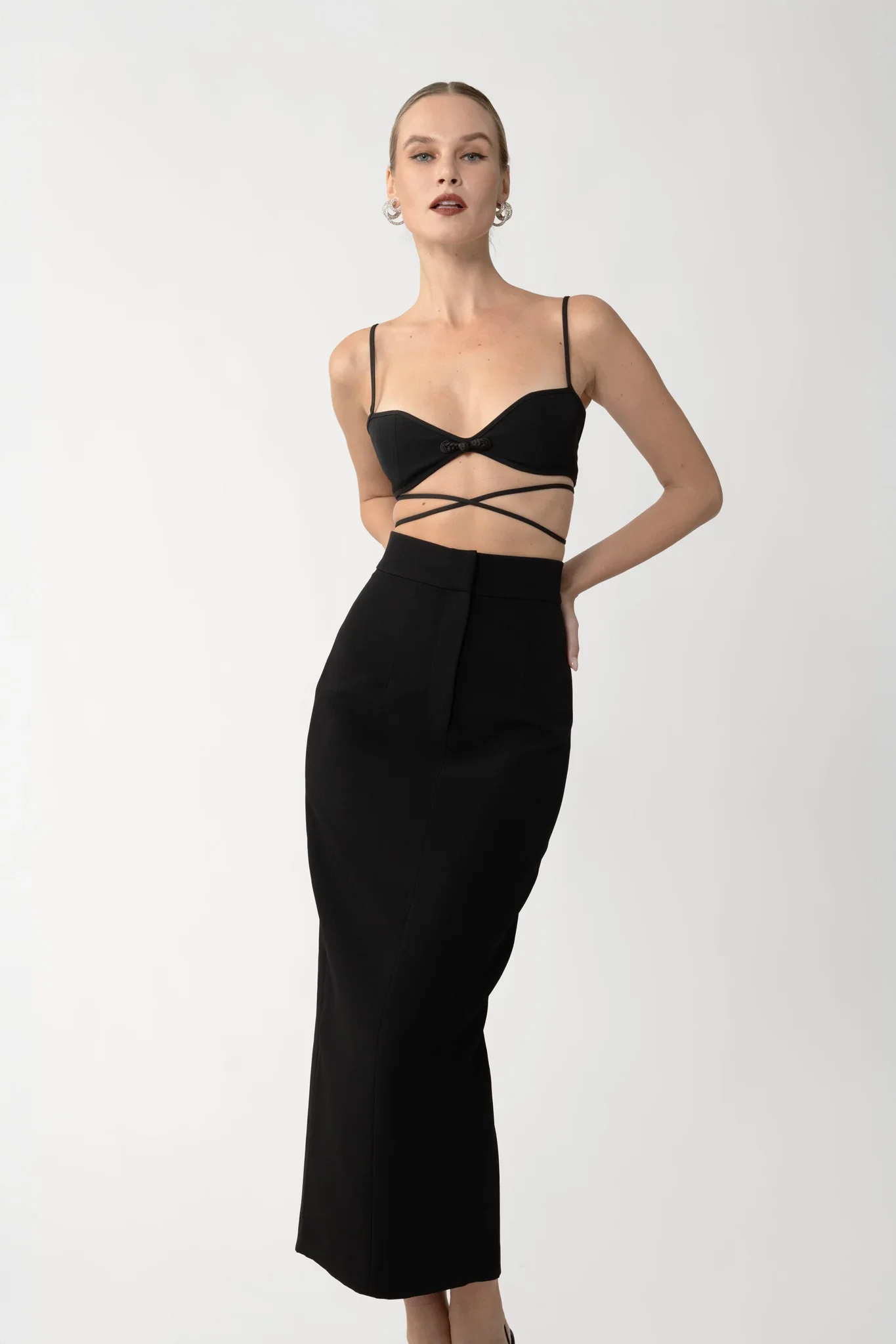 Niki Crepe Skirt - Image 3