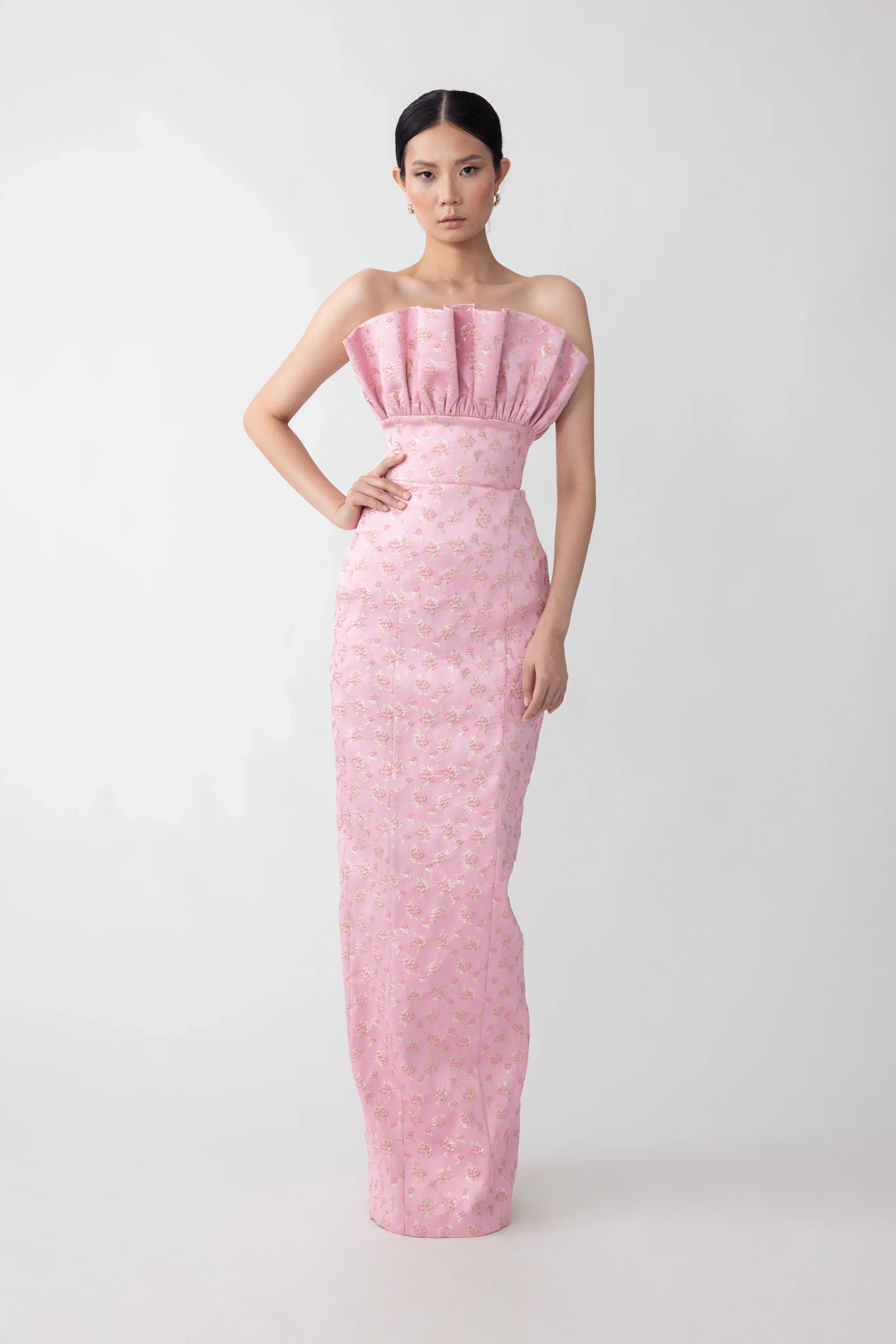 Noah Jacquard Gown - Image 4