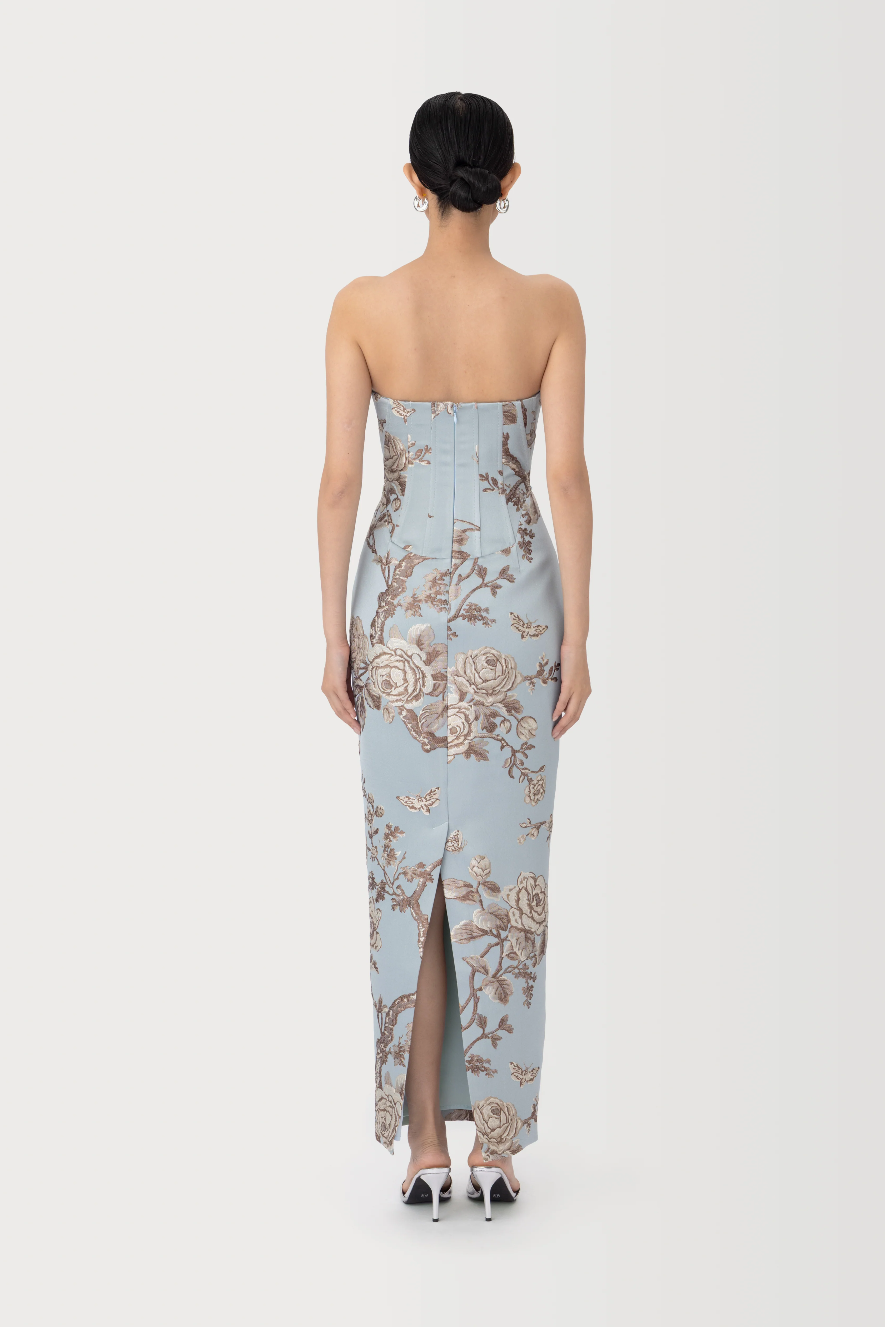Novella Brocade Maxi Dress - Image 5