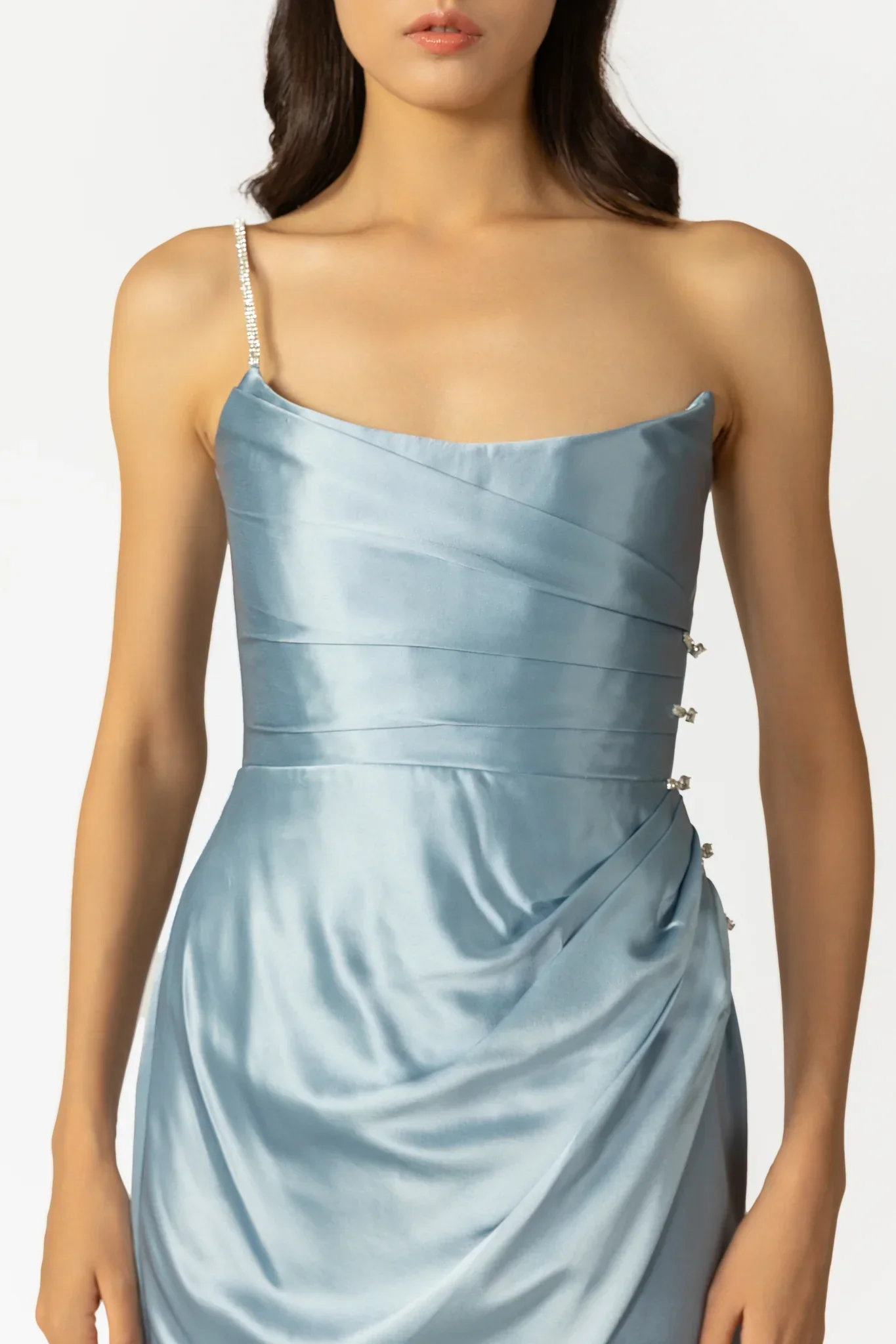 Pasha Satin Gown - Image 4