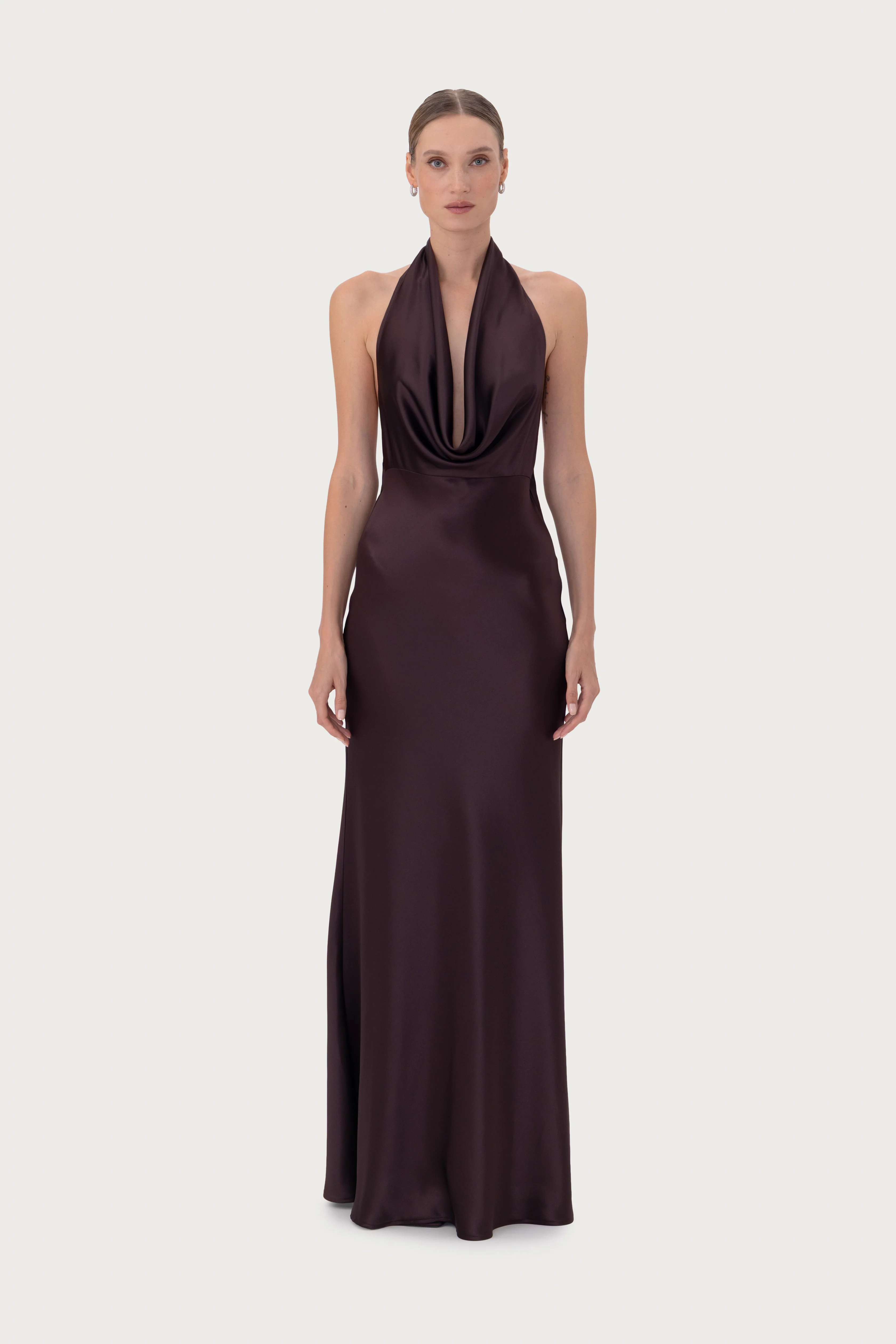 Pearl Satin Gown