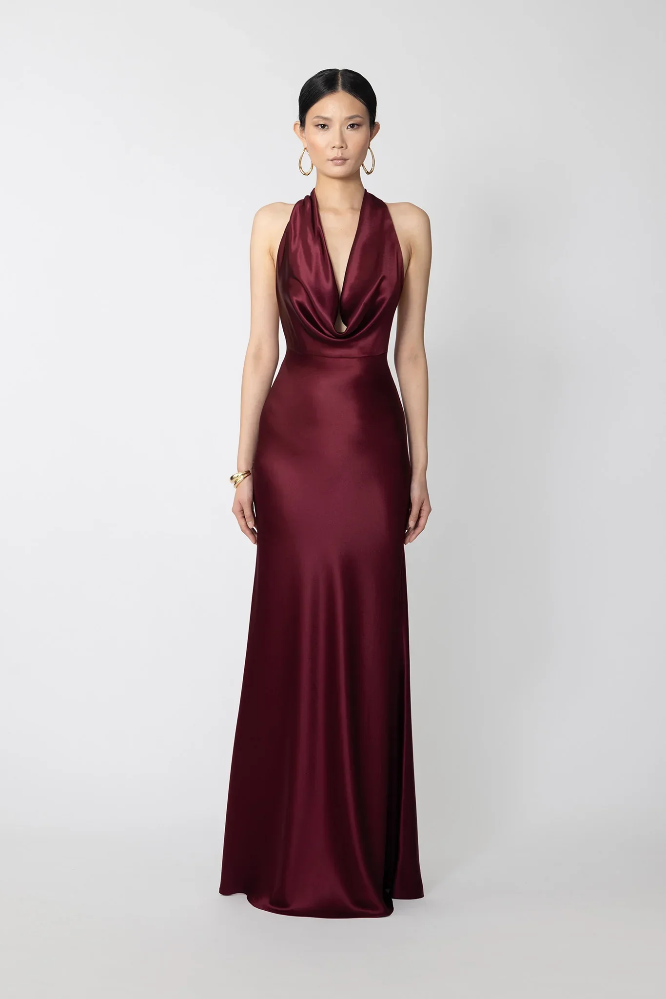Pearl Satin Gown