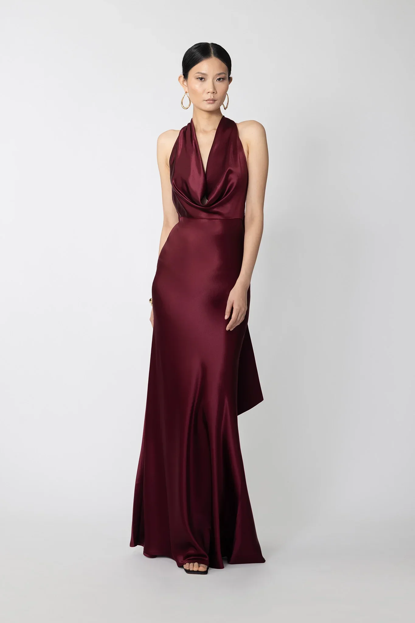 Pearl Satin Gown - Image 2